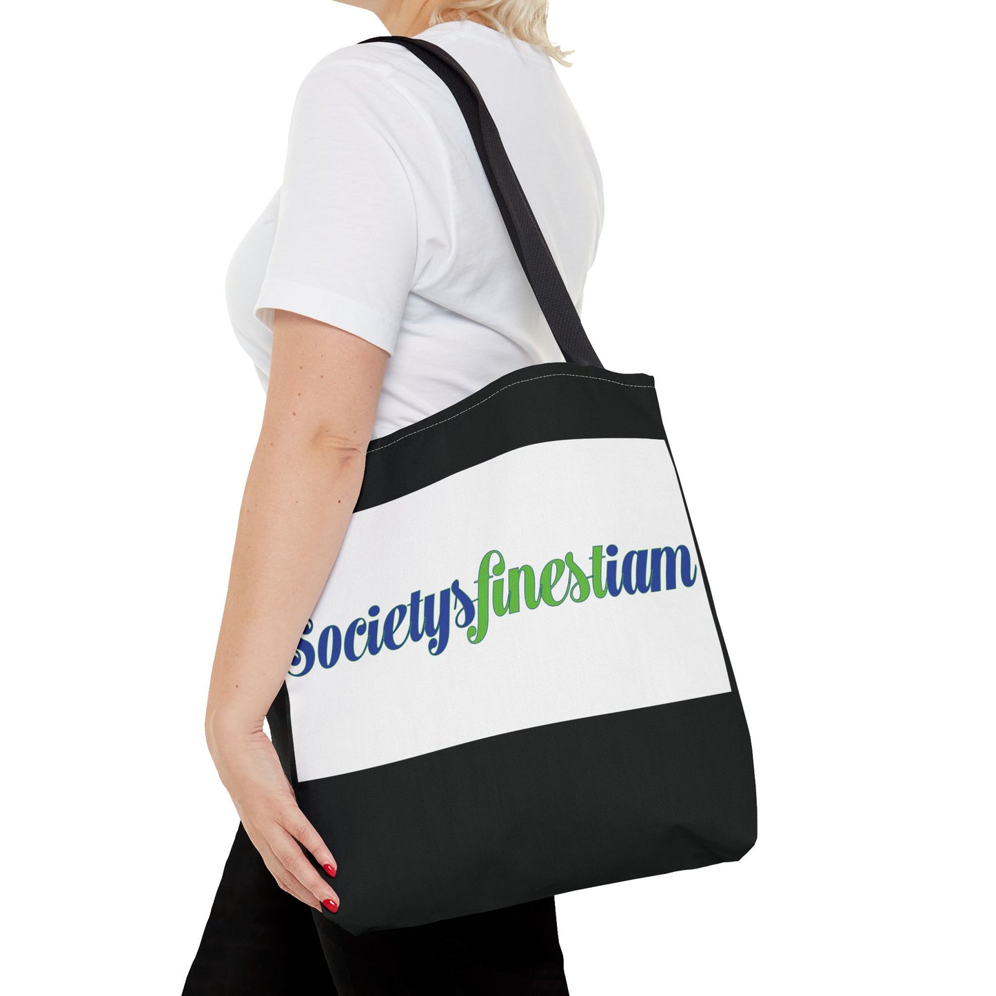 Society's Finest Tote Bag, Stylish Carryall, Eco-Friendly Shopping Bag, Gift for Her, Beach Tote, Personalized Everyday Bag