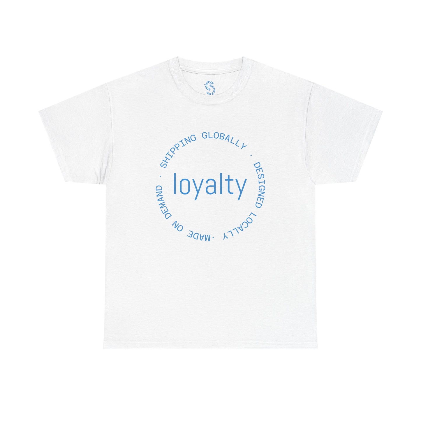 Loyalty Unisex Heavy Cotton Tee, Casual Wear, Gift for Friends, Everyday Comfort, Ideal for Birthdays, Statement Tee