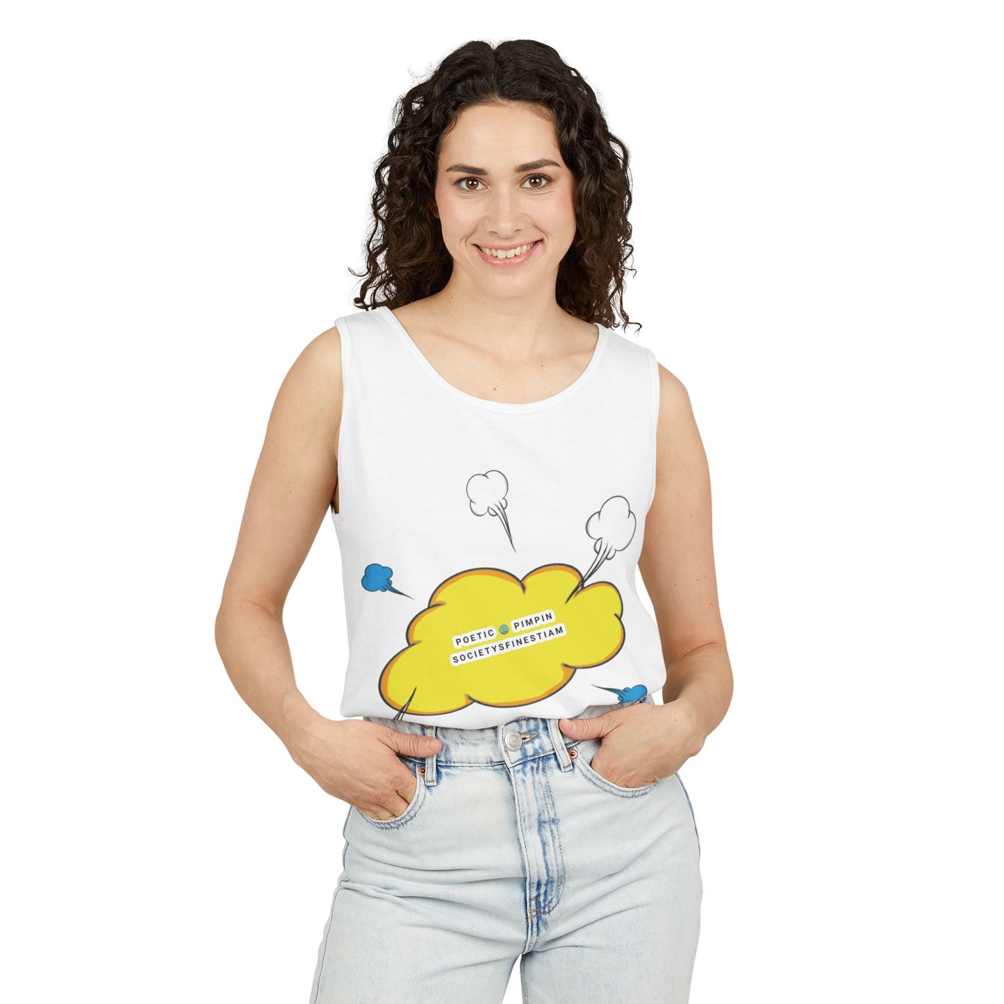 Tank Top with Magnetic Vibes Design