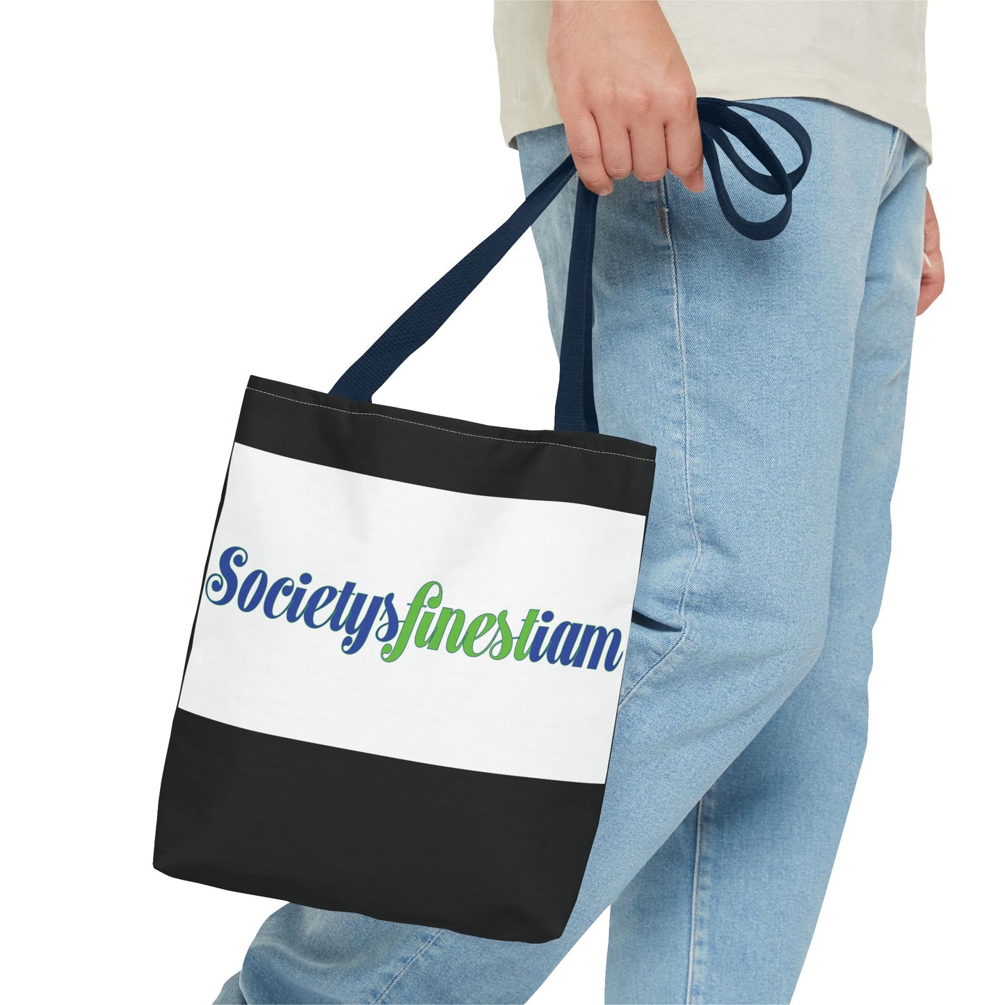 Society's Finest Tote Bag, Stylish Carryall, Eco-Friendly Shopping Bag, Gift for Her, Beach Tote, Personalized Everyday Bag