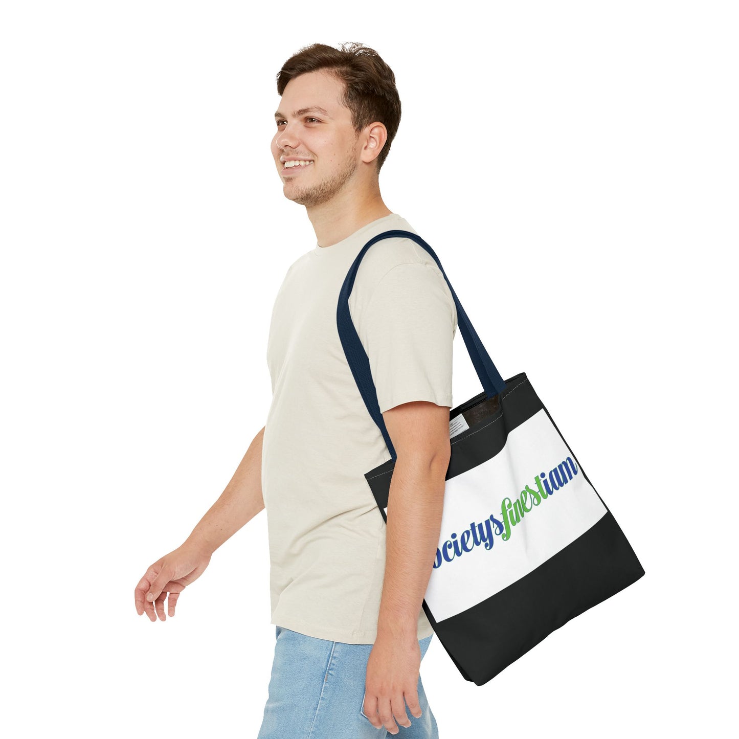 Society's Finest Tote Bag, Stylish Carryall, Eco-Friendly Shopping Bag, Gift for Her, Beach Tote, Personalized Everyday Bag