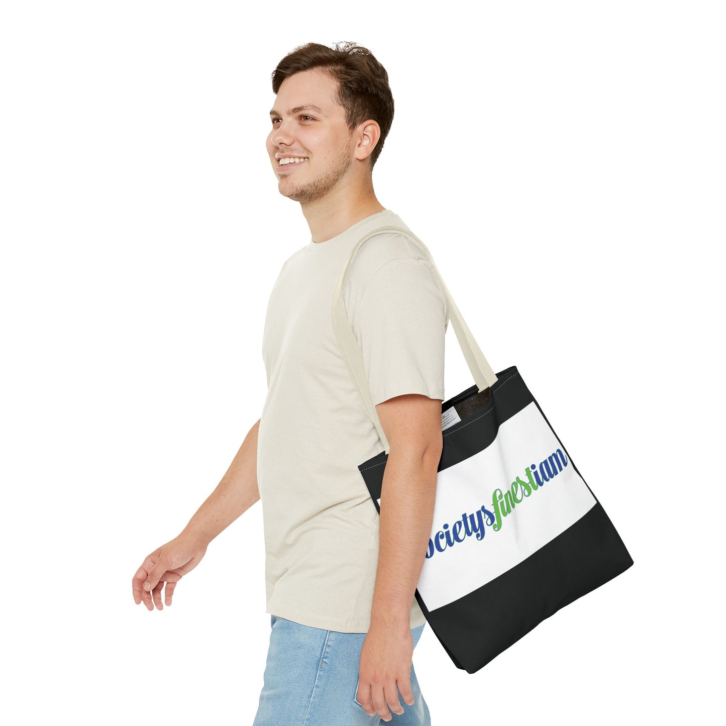 Society's Finest Tote Bag, Stylish Carryall, Eco-Friendly Shopping Bag, Gift for Her, Beach Tote, Personalized Everyday Bag