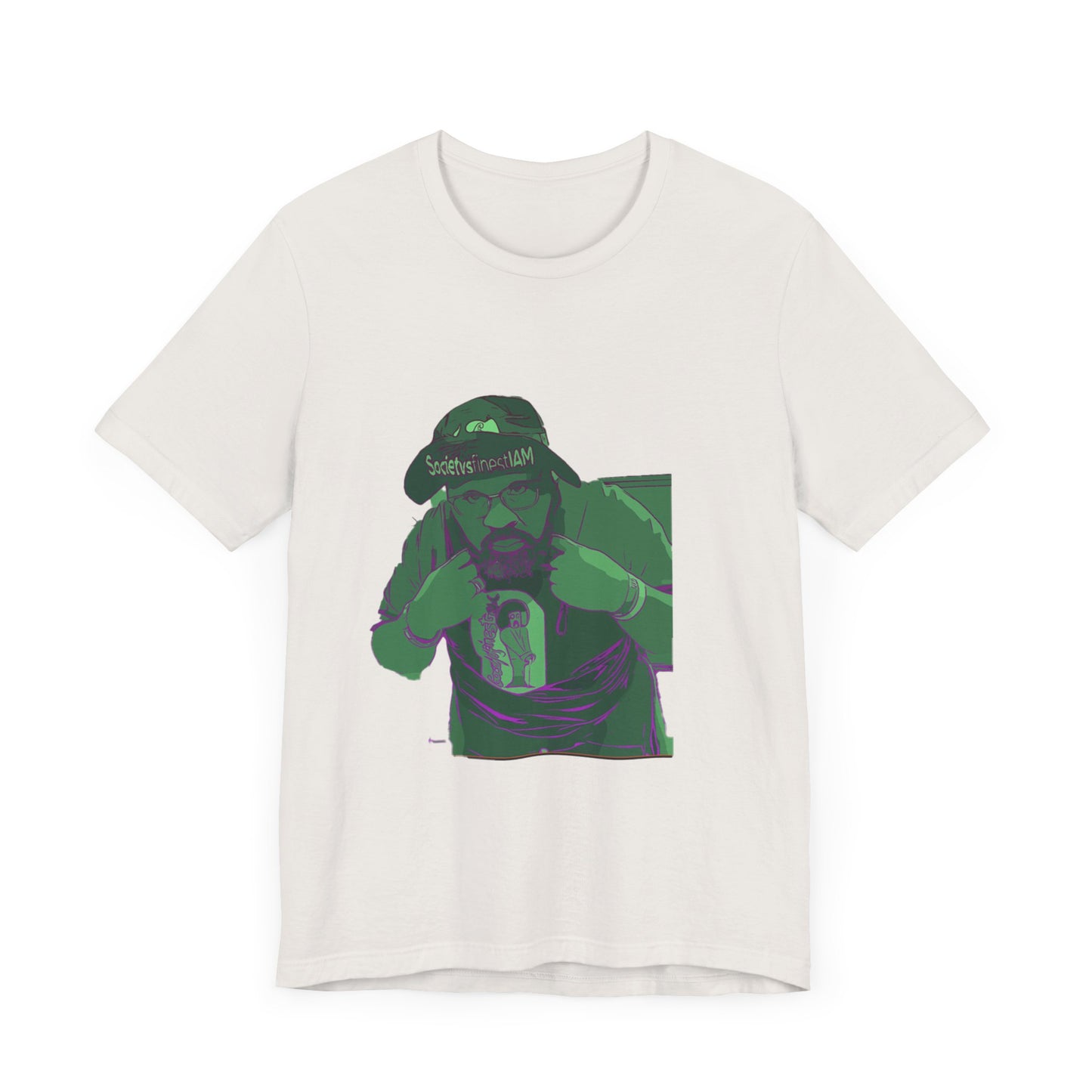 Graphic Unisex Short Sleeve Tee - Casual Streetwear, Gift for Him/Her, Trendy Apparel, Cool Art Tee, Everyday Wear