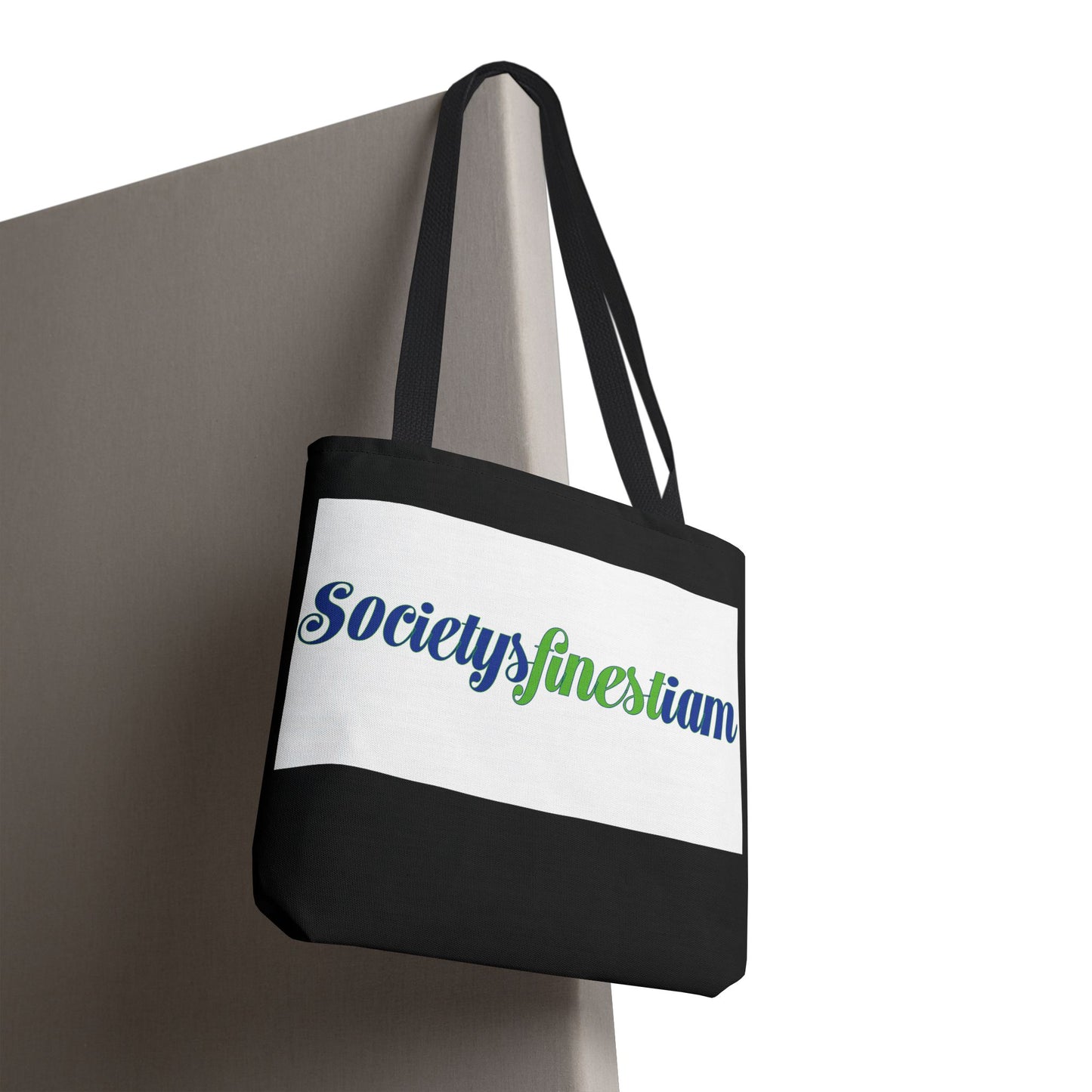 Society's Finest Tote Bag, Stylish Carryall, Eco-Friendly Shopping Bag, Gift for Her, Beach Tote, Personalized Everyday Bag
