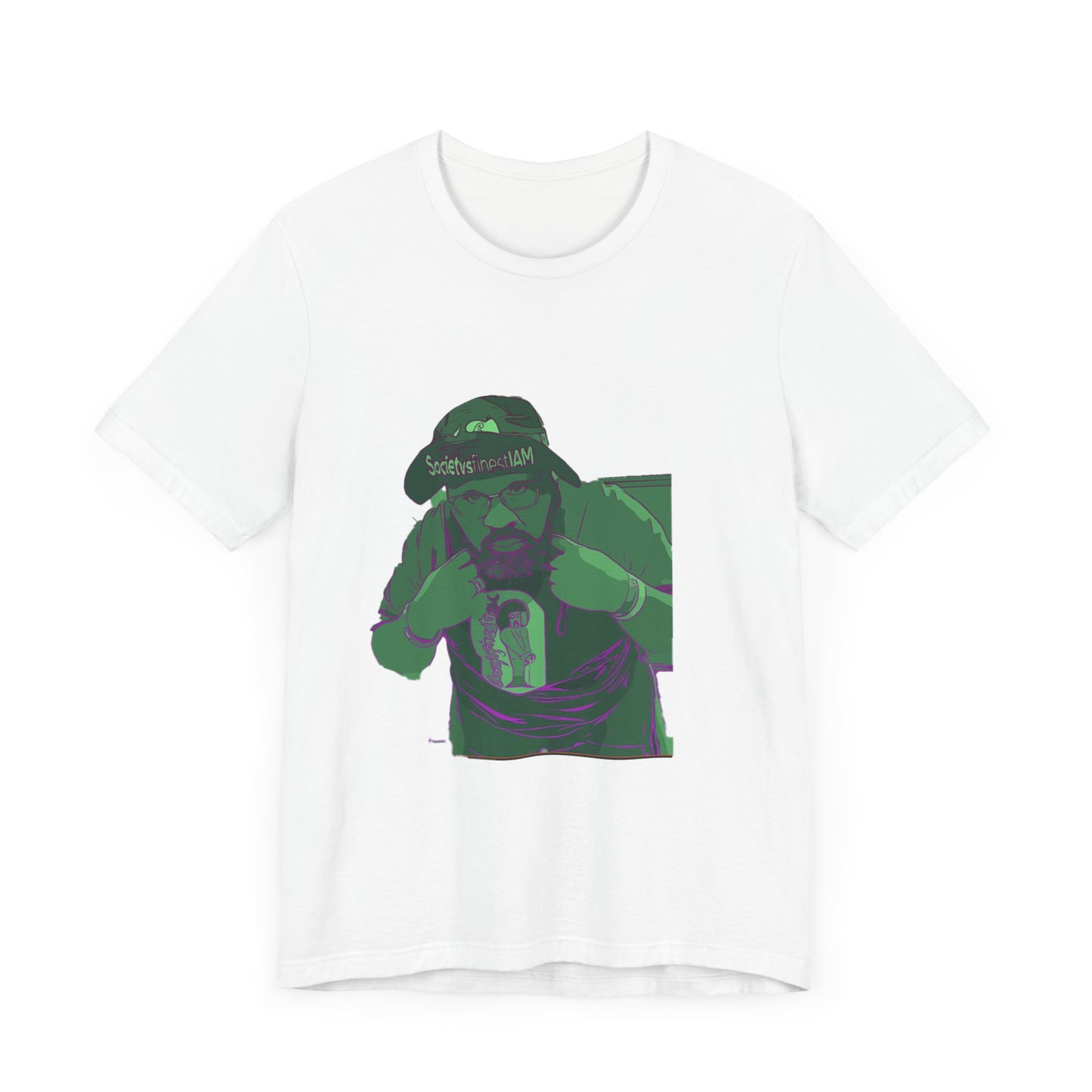 Graphic Unisex Short Sleeve Tee - Casual Streetwear, Gift for Him/Her, Trendy Apparel, Cool Art Tee, Everyday Wear