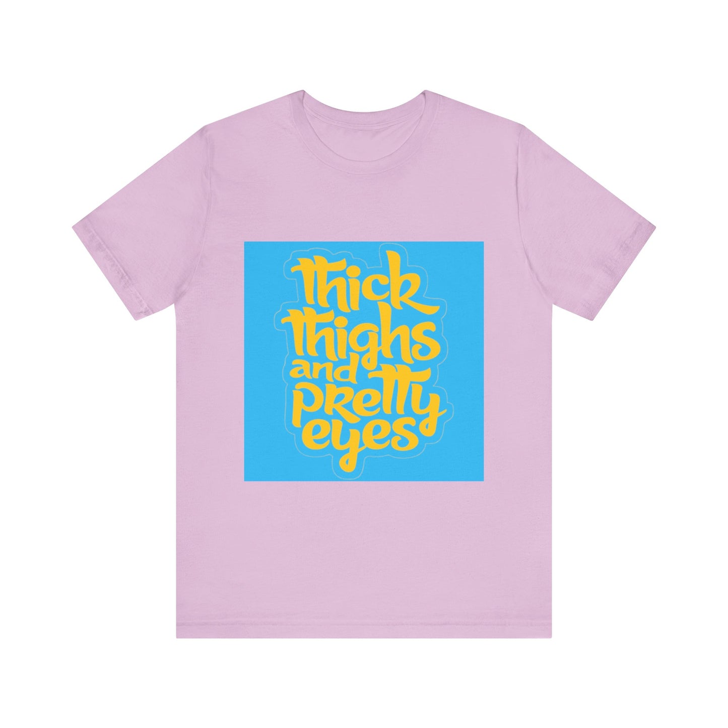 Thick Thighs T-Shirt, Unisex Jersey Tee, Fun Graphic Tee, Everyday Casual Wear, Gift for Friends, Body Positivity Shirt