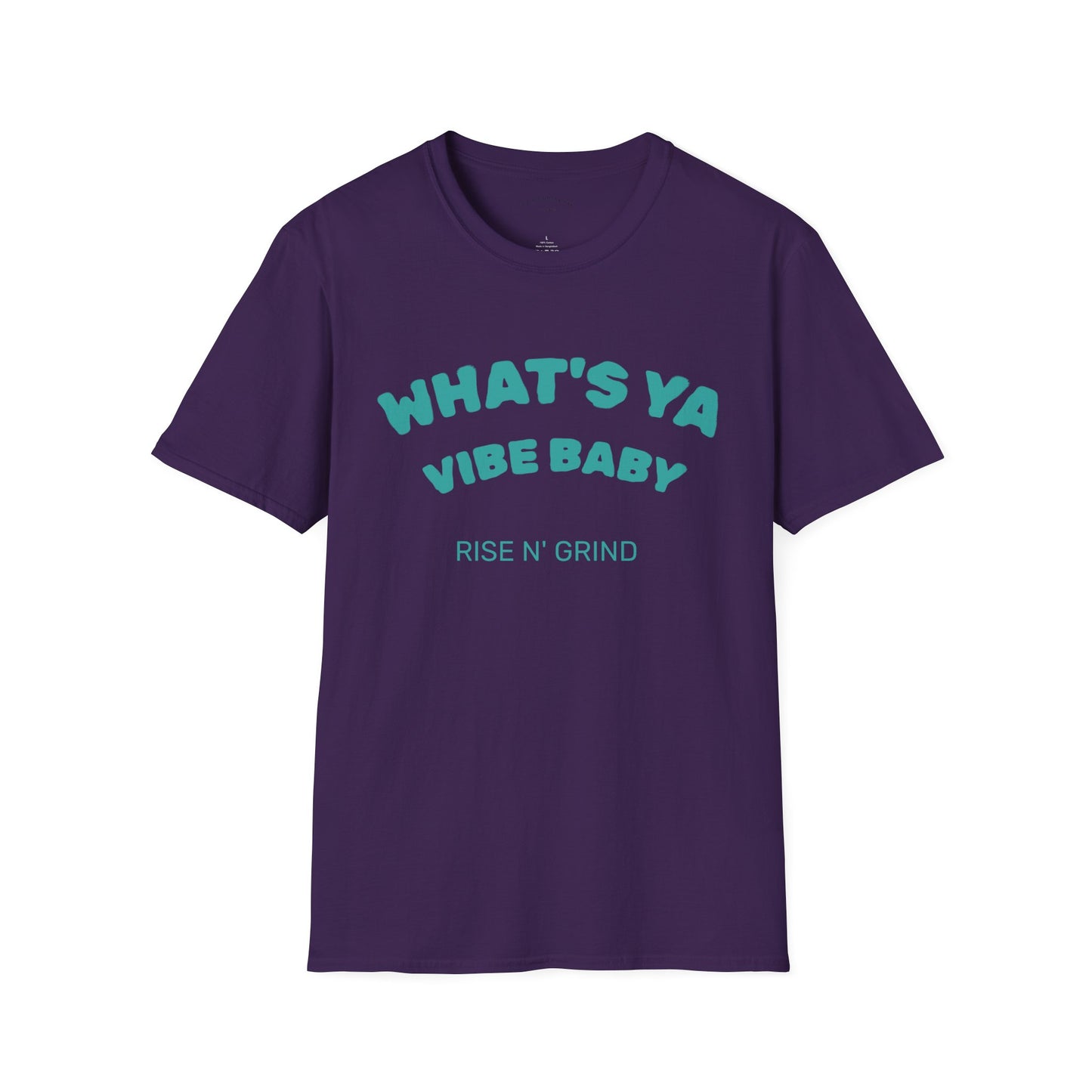 Fun Motivational T-Shirt for Positive Vibes, Gift for Friends, Casual Wear, Rises N' Grinds, Unisex Tee, Perfect for Occasions