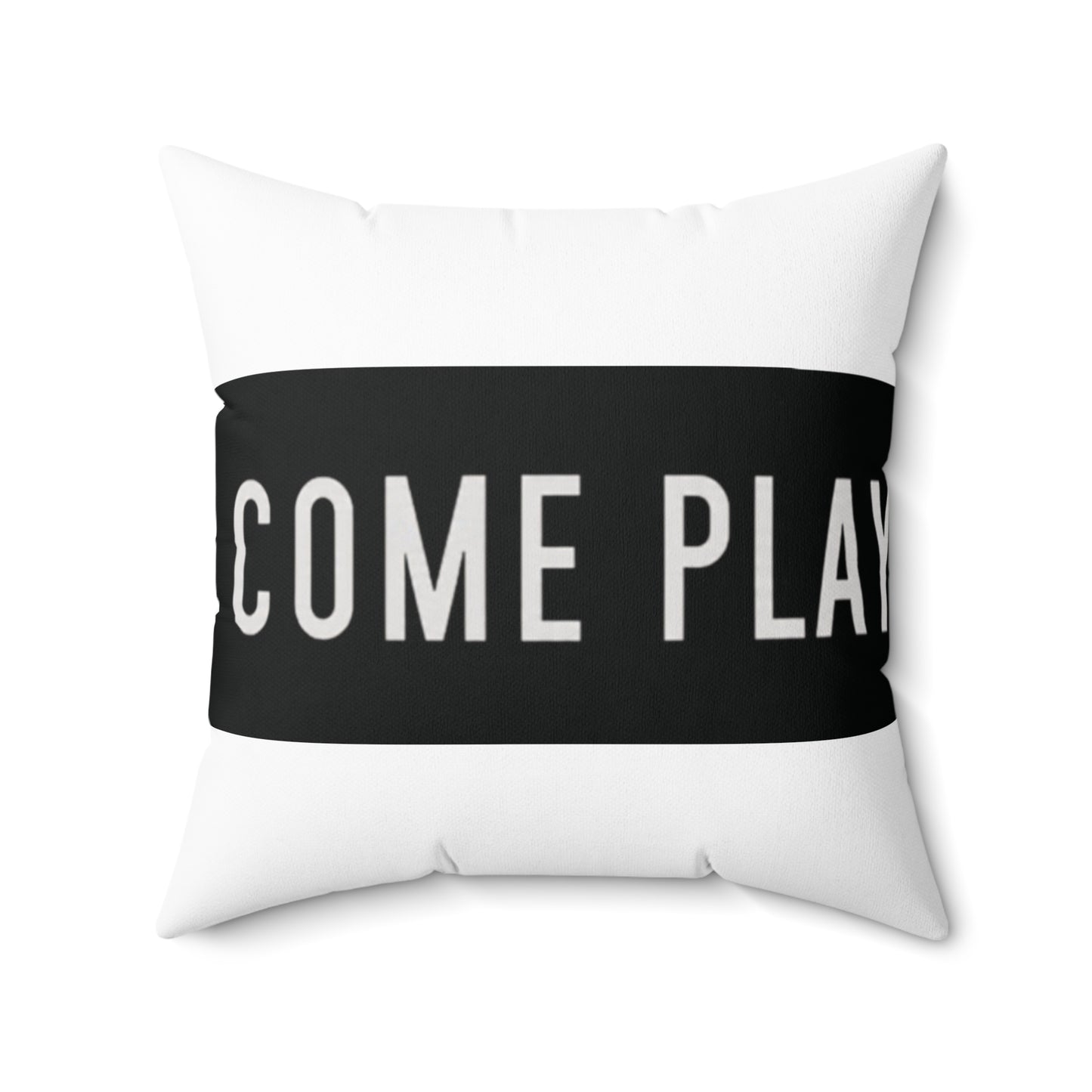 Come Play (Inviting Playful Pillow,)