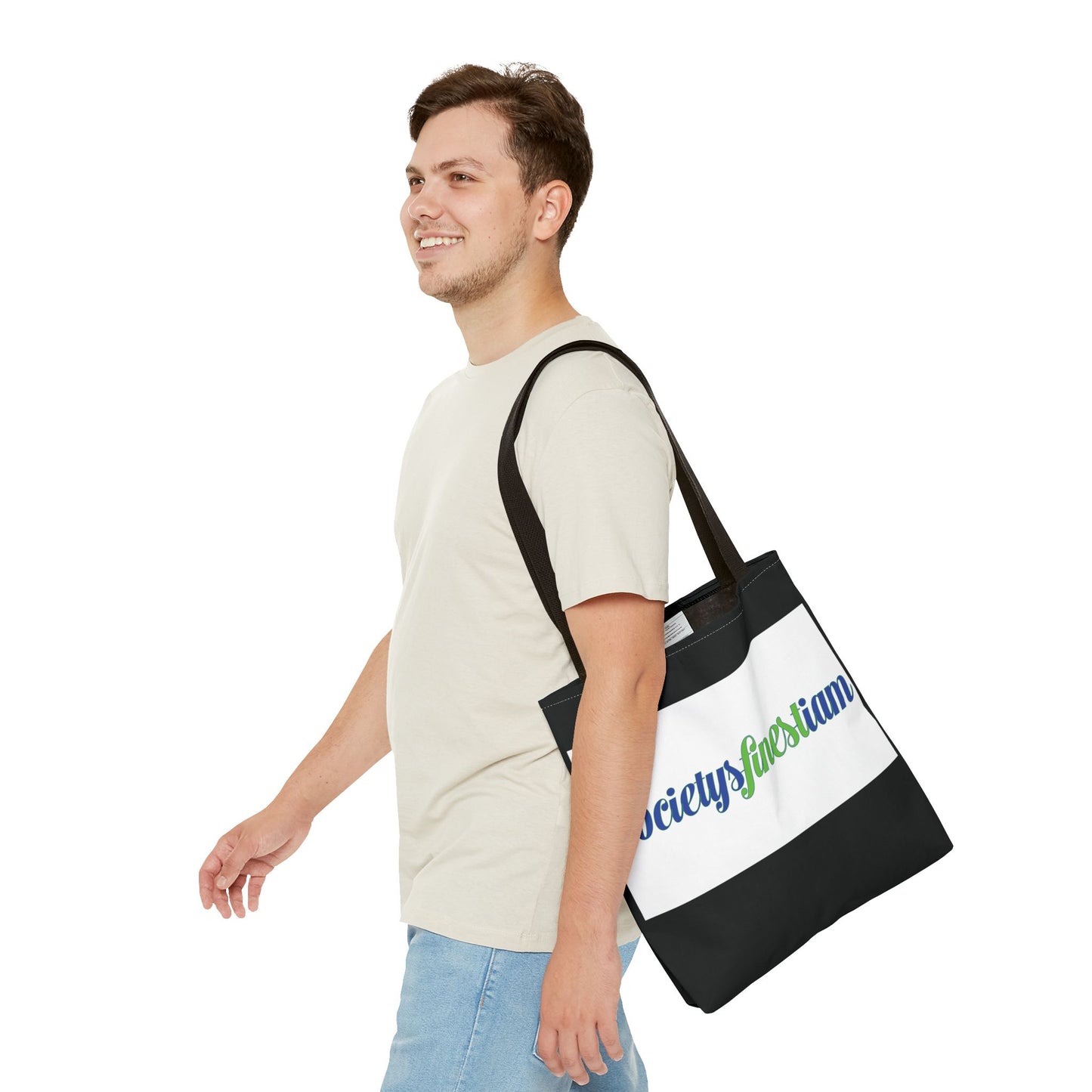 Society's Finest Tote Bag, Stylish Carryall, Eco-Friendly Shopping Bag, Gift for Her, Beach Tote, Personalized Everyday Bag