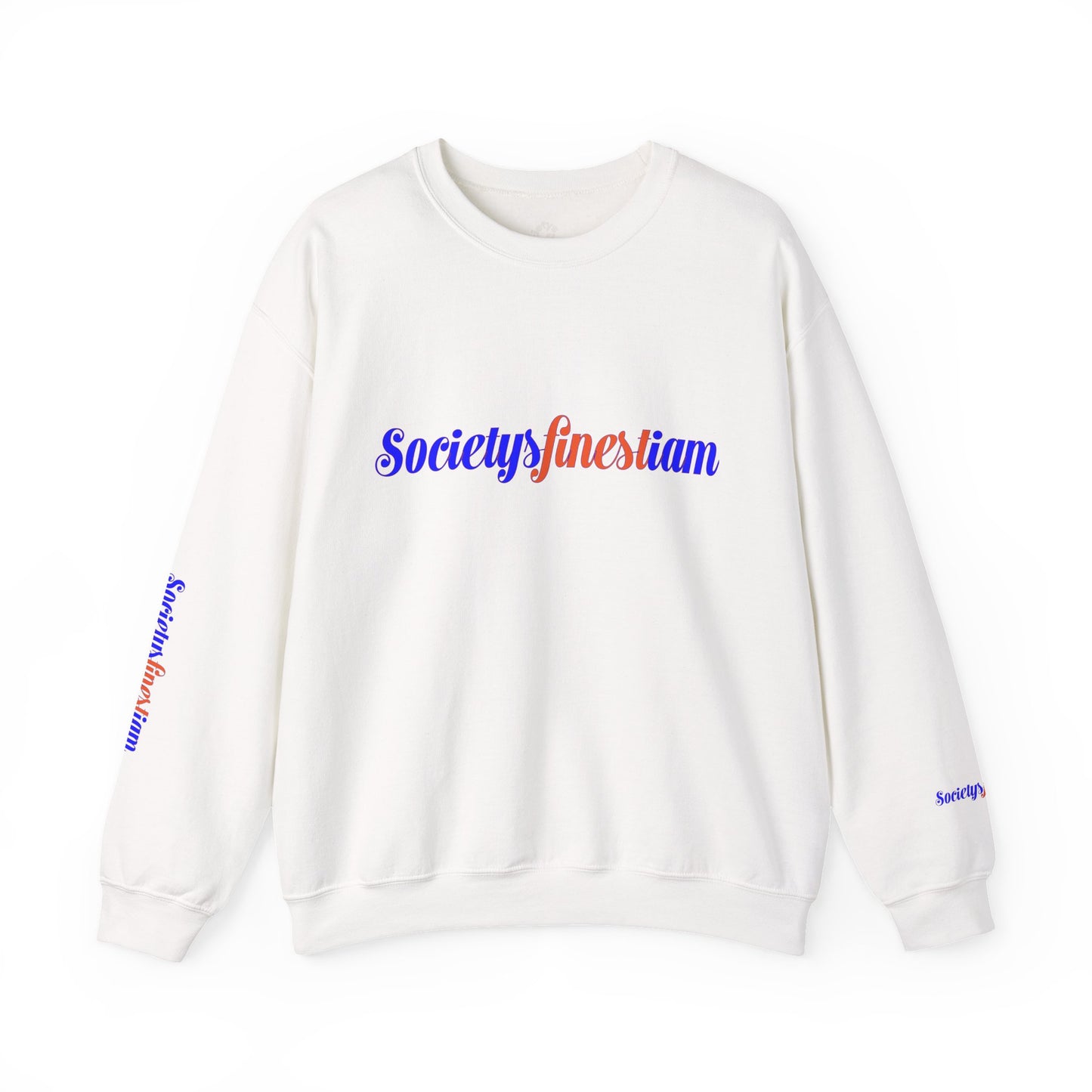 Chic Everyday Sweatshirt with 'Society's Finest' Design, Cozy Unisex Crewneck, Perfect for Casual Wear, Gift for Friends & Family