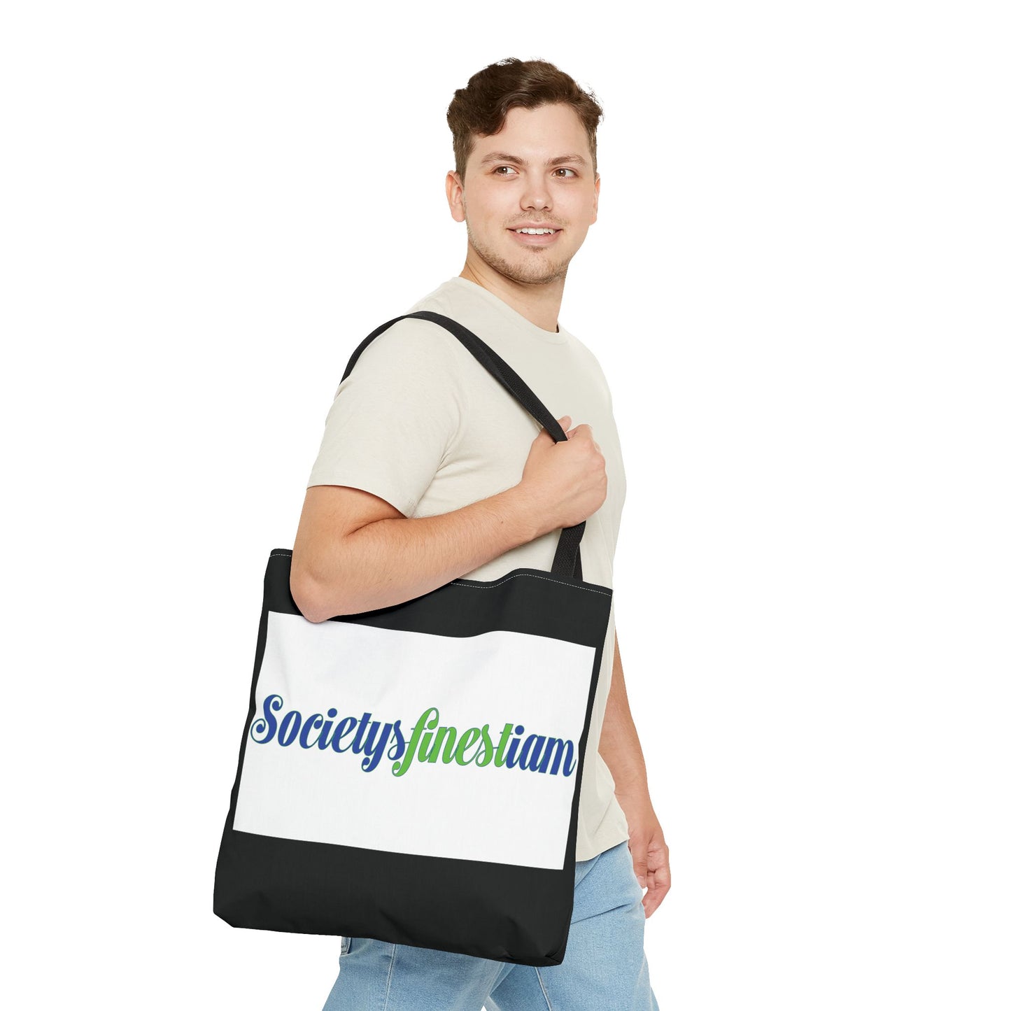 Society's Finest Tote Bag, Stylish Carryall, Eco-Friendly Shopping Bag, Gift for Her, Beach Tote, Personalized Everyday Bag