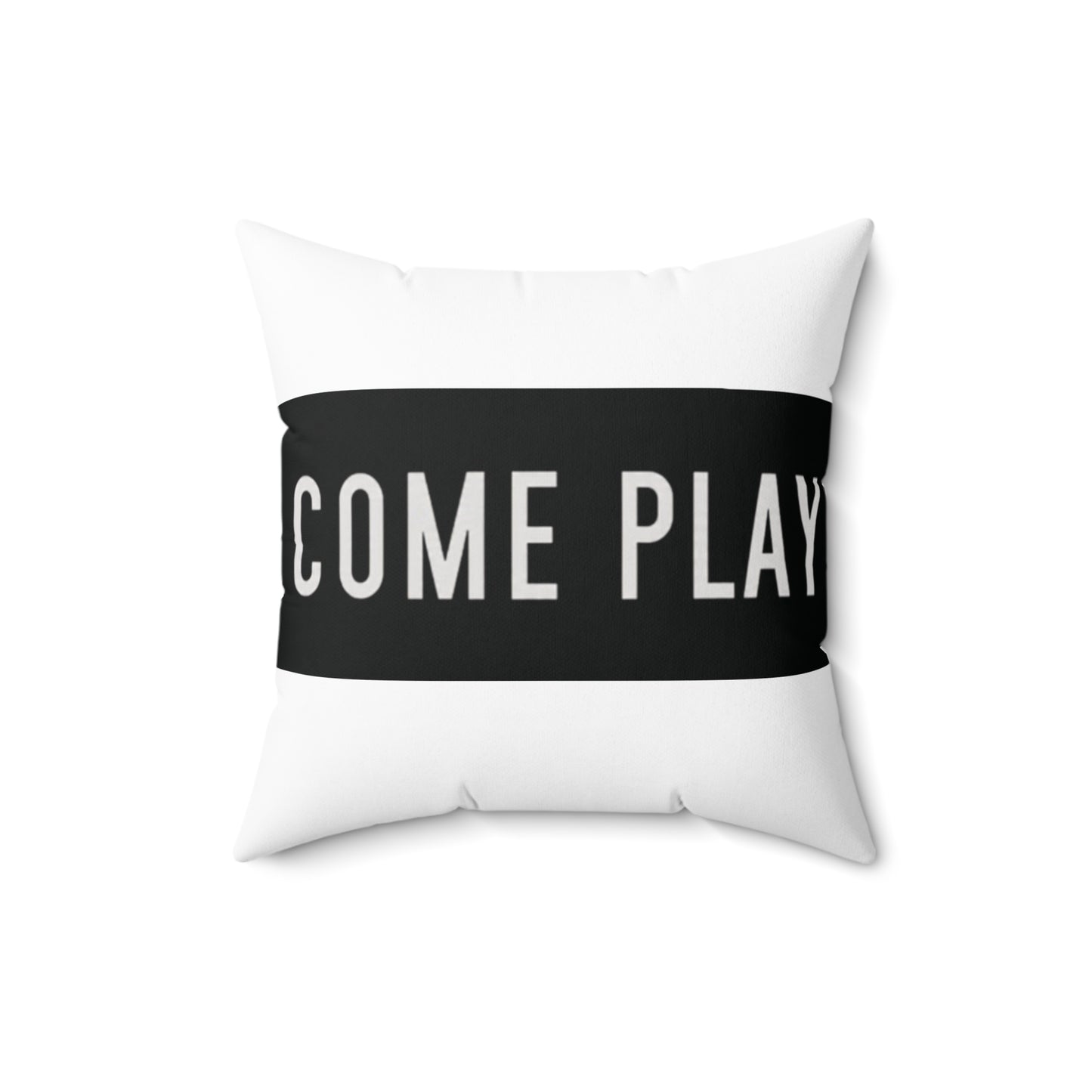 Come Play (Inviting Playful Pillow,)