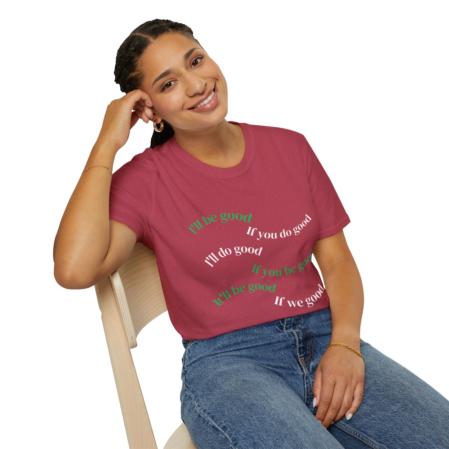 Good Vibes Unisex T-Shirt, Motivational Tee, Casual Wear, Gift for Friends, Soothing Quote Shirt