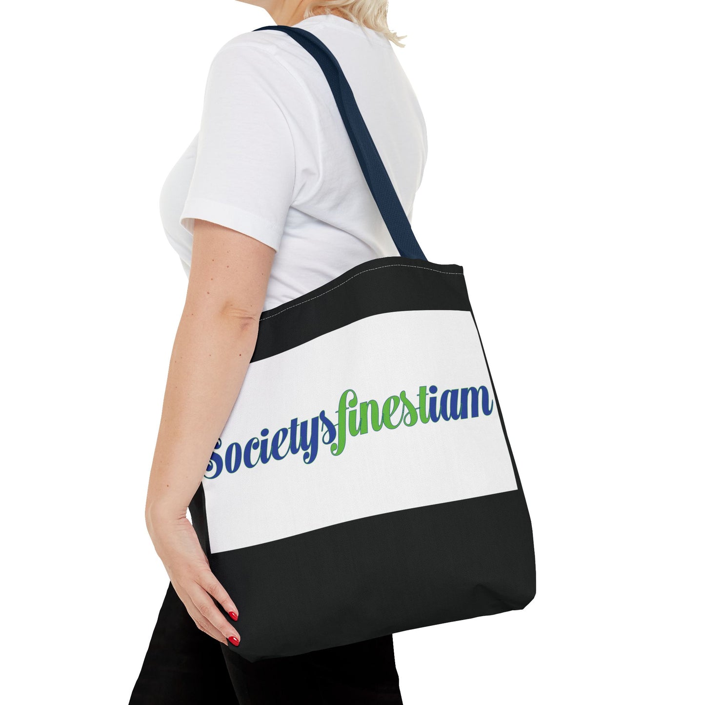 Society's Finest Tote Bag, Stylish Carryall, Eco-Friendly Shopping Bag, Gift for Her, Beach Tote, Personalized Everyday Bag