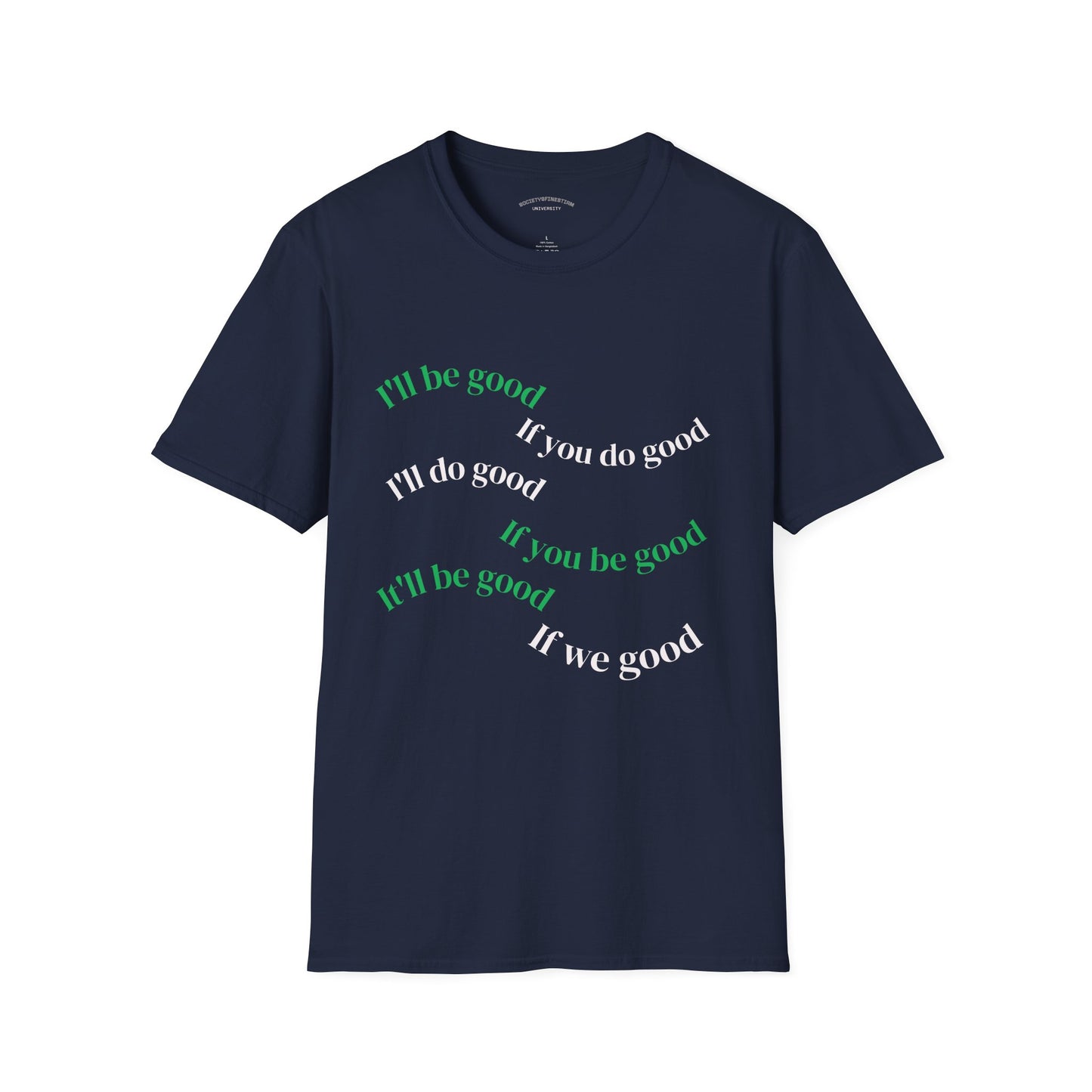 Good Vibes Unisex T-Shirt, Motivational Tee, Casual Wear, Gift for Friends, Soothing Quote Shirt