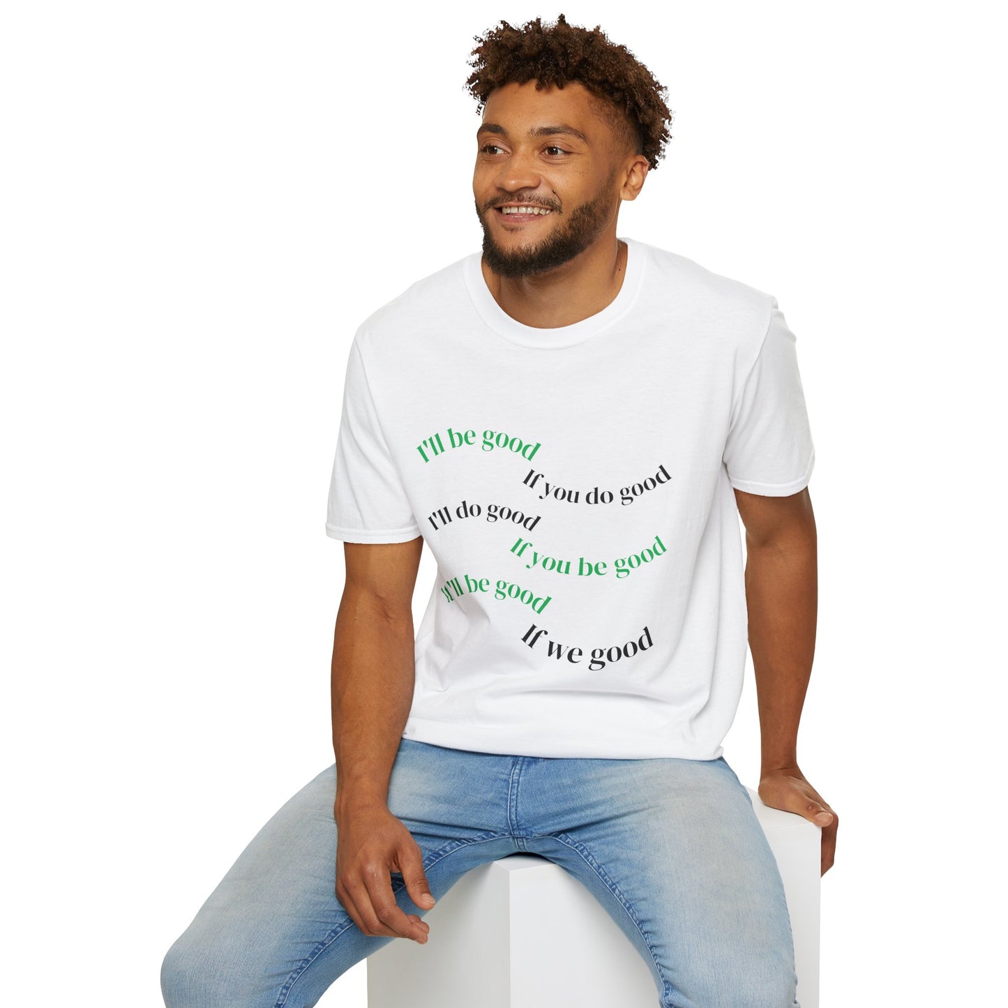 Good Vibes Unisex T-Shirt, Motivational Tee, Casual Wear, Gift for Friends, Soothing Quote Shirt
