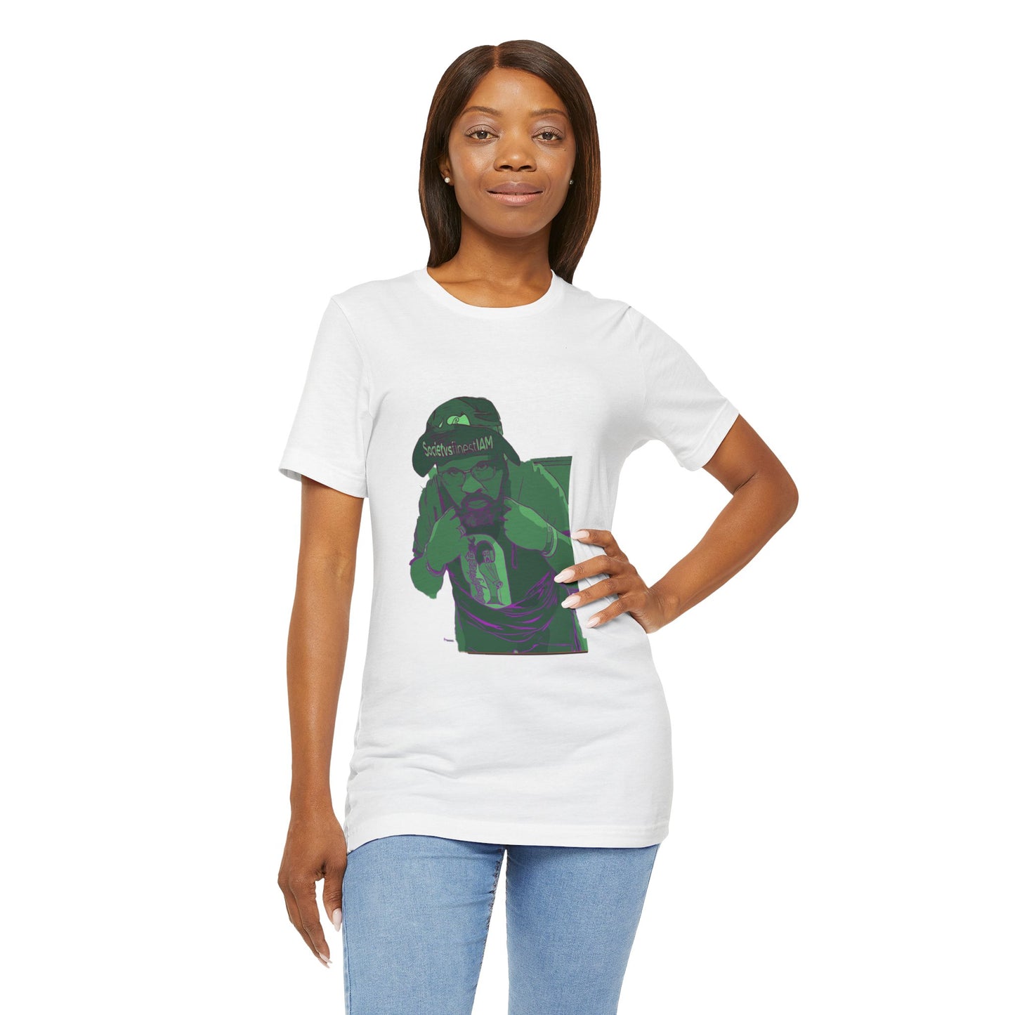 Graphic Unisex Short Sleeve Tee - Casual Streetwear, Gift for Him/Her, Trendy Apparel, Cool Art Tee, Everyday Wear