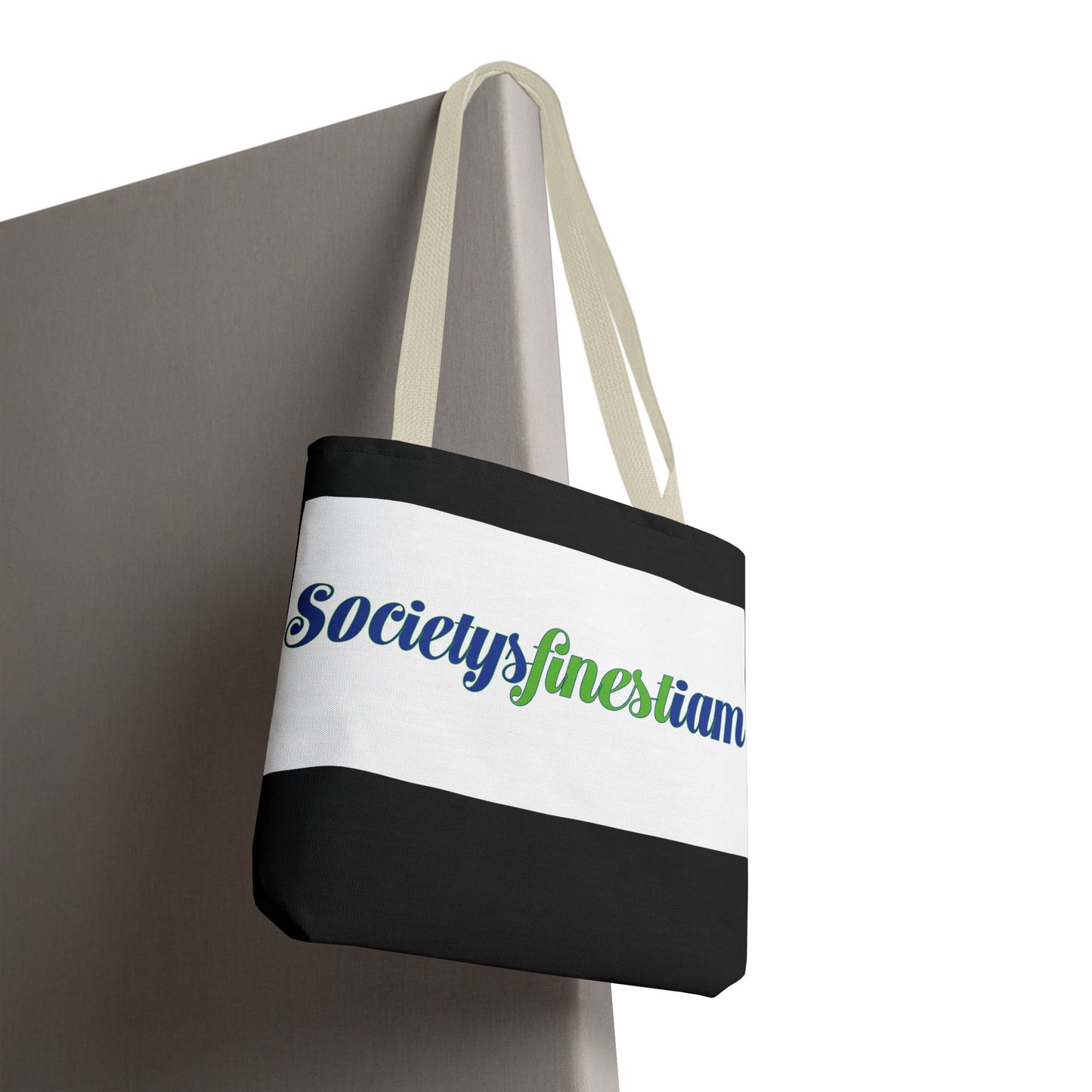 Society's Finest Tote Bag, Stylish Carryall, Eco-Friendly Shopping Bag, Gift for Her, Beach Tote, Personalized Everyday Bag