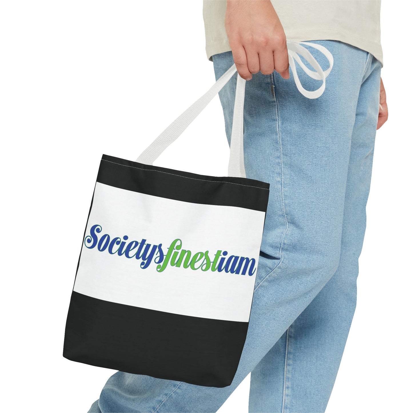 Society's Finest Tote Bag, Stylish Carryall, Eco-Friendly Shopping Bag, Gift for Her, Beach Tote, Personalized Everyday Bag