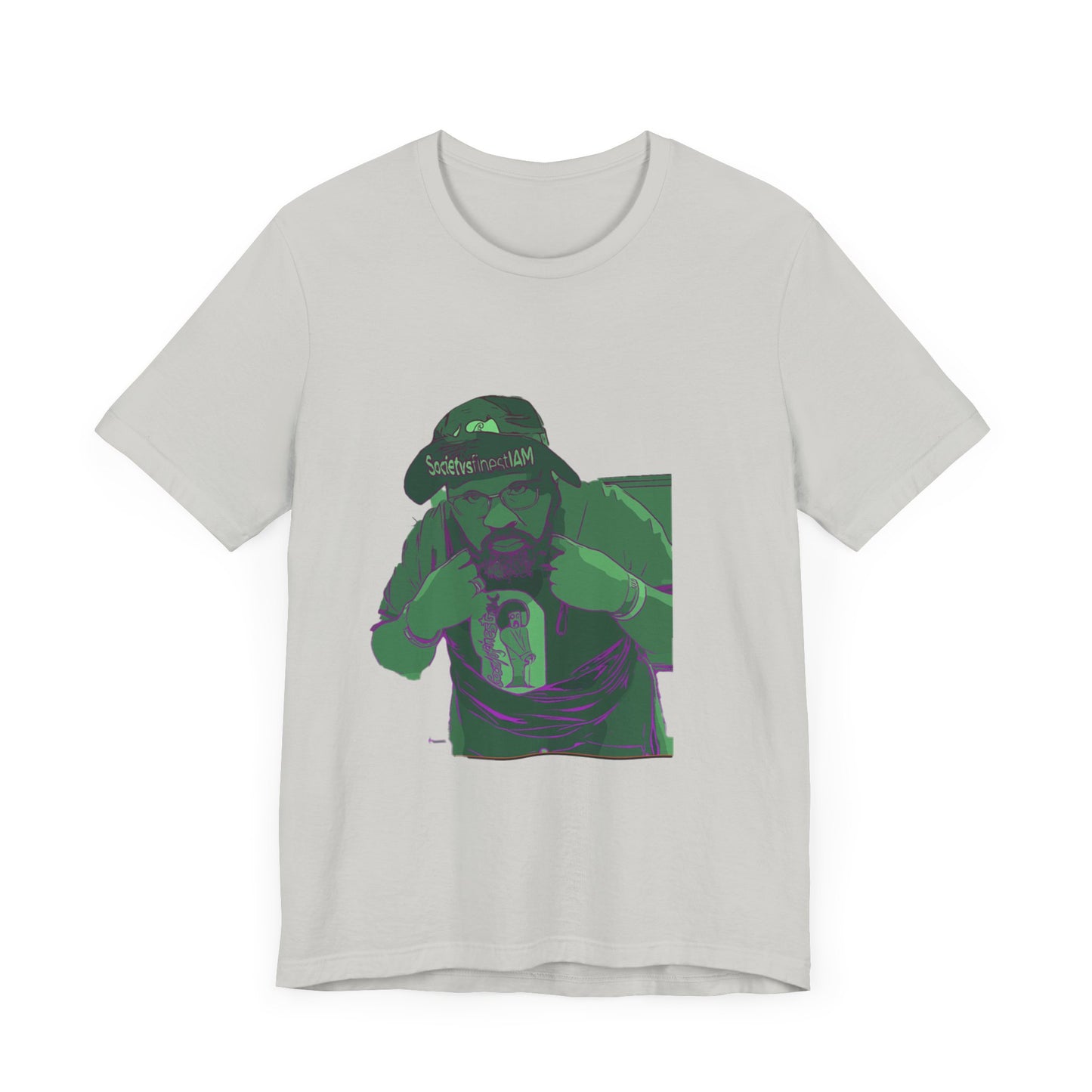 Graphic Unisex Short Sleeve Tee - Casual Streetwear, Gift for Him/Her, Trendy Apparel, Cool Art Tee, Everyday Wear