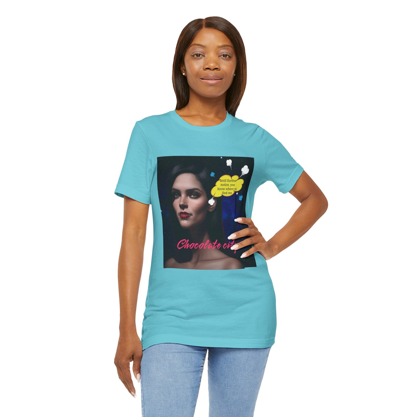 Chocolate City Unisex Tee - Sweet and Fun Graphic Print