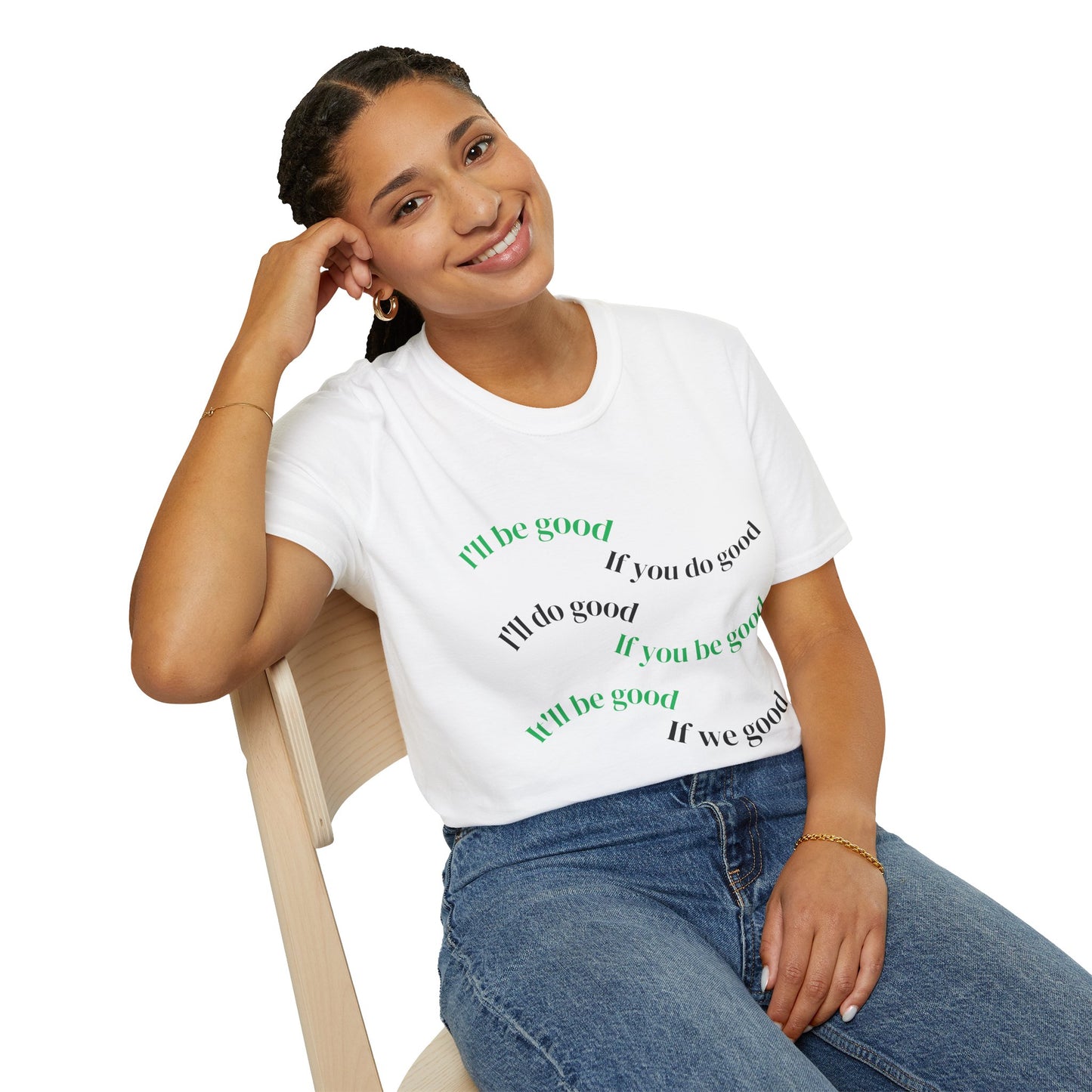 Good Vibes Unisex T-Shirt, Motivational Tee, Casual Wear, Gift for Friends, Soothing Quote Shirt