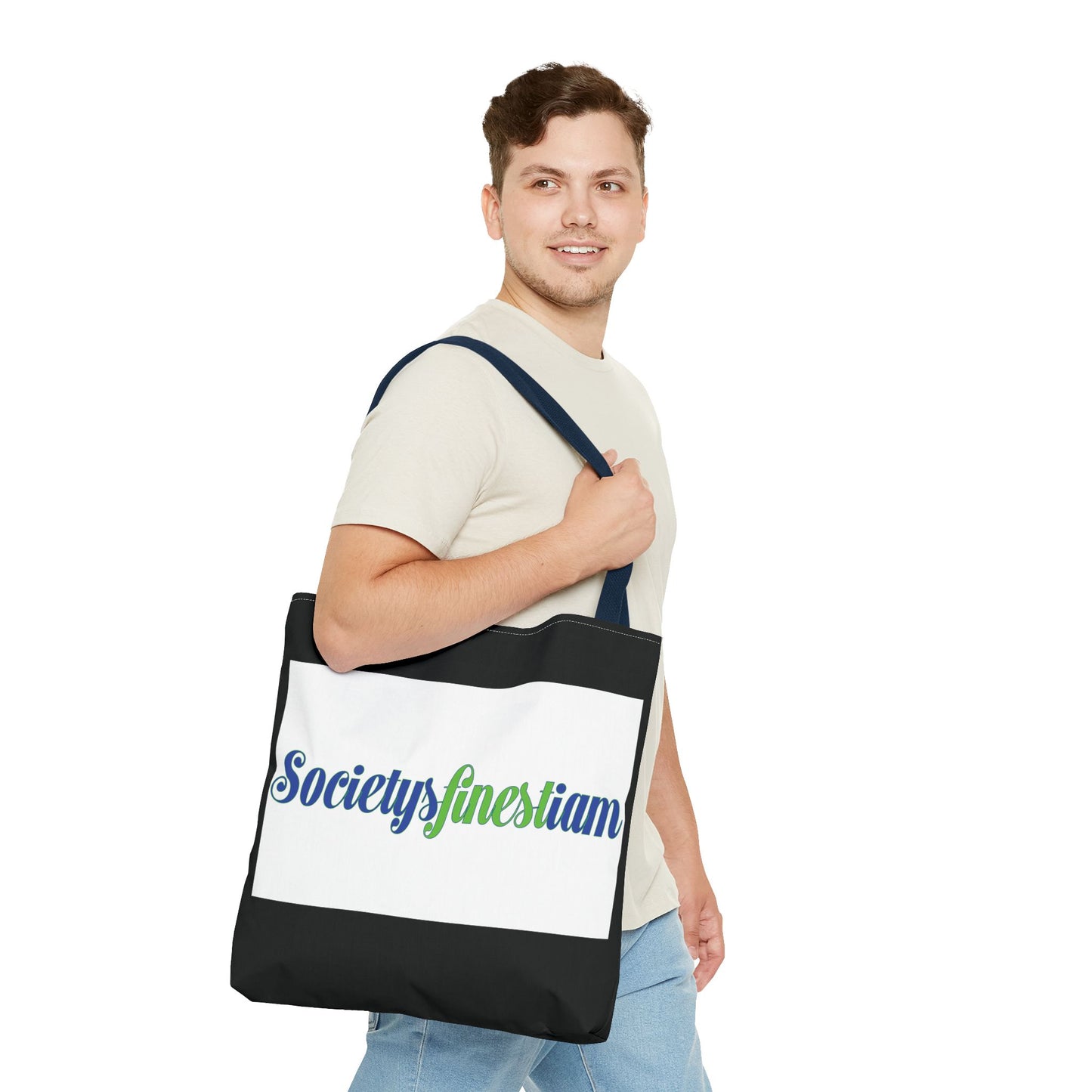 Society's Finest Tote Bag, Stylish Carryall, Eco-Friendly Shopping Bag, Gift for Her, Beach Tote, Personalized Everyday Bag