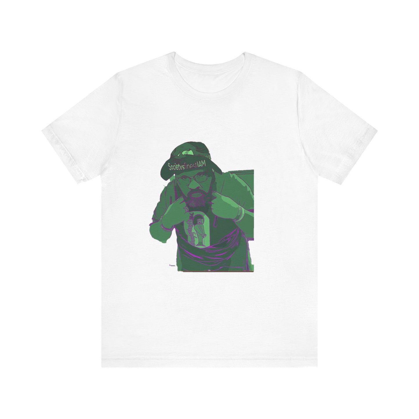 Graphic Unisex Short Sleeve Tee - Casual Streetwear, Gift for Him/Her, Trendy Apparel, Cool Art Tee, Everyday Wear