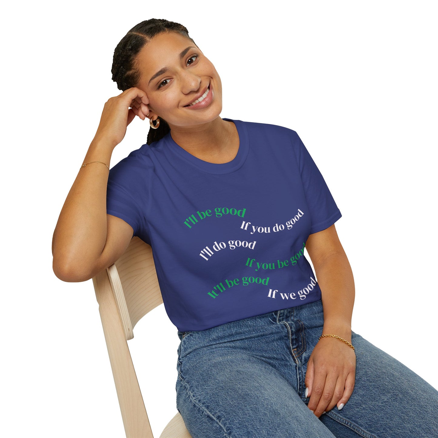 Good Vibes Unisex T-Shirt, Motivational Tee, Casual Wear, Gift for Friends, Soothing Quote Shirt