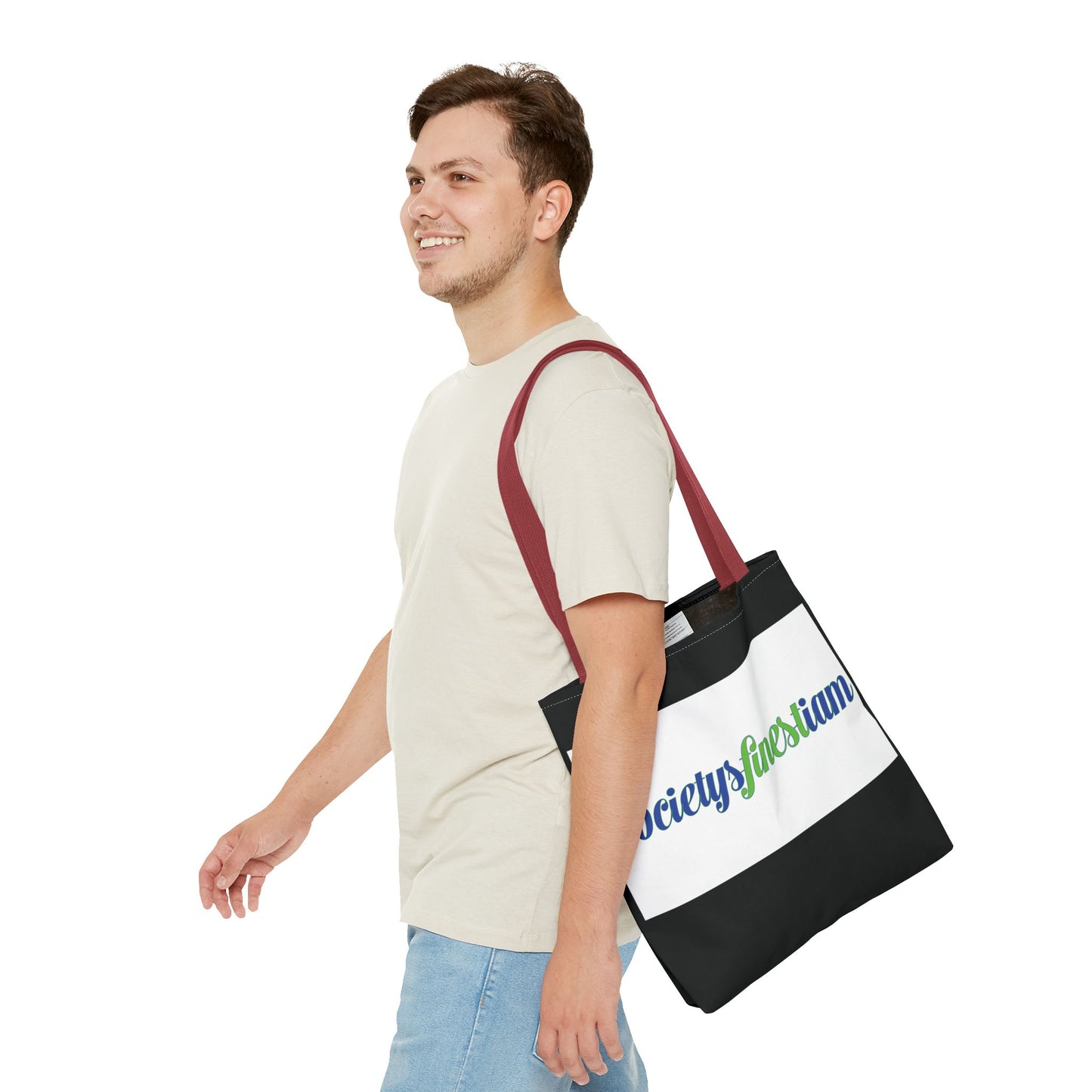 Society's Finest Tote Bag, Stylish Carryall, Eco-Friendly Shopping Bag, Gift for Her, Beach Tote, Personalized Everyday Bag