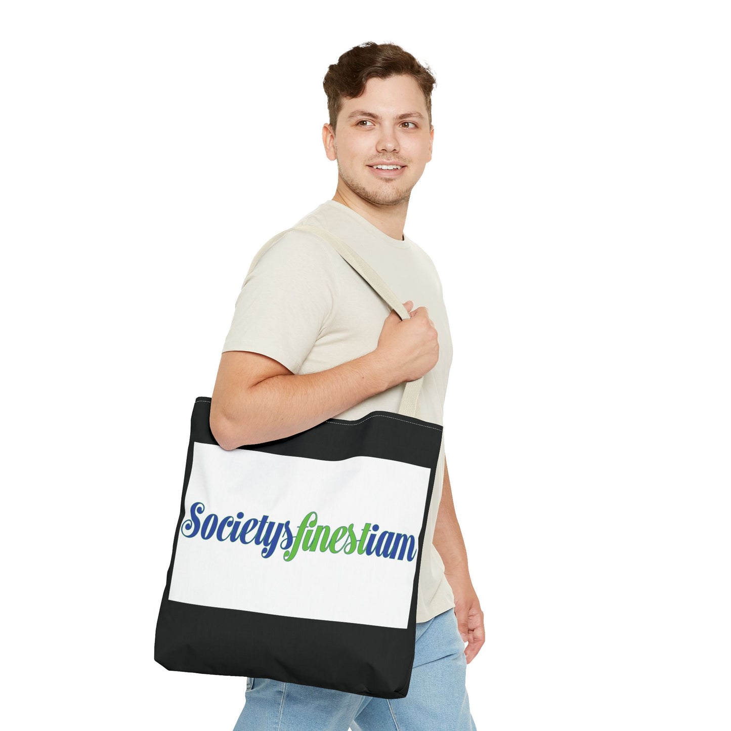 Society's Finest Tote Bag, Stylish Carryall, Eco-Friendly Shopping Bag, Gift for Her, Beach Tote, Personalized Everyday Bag