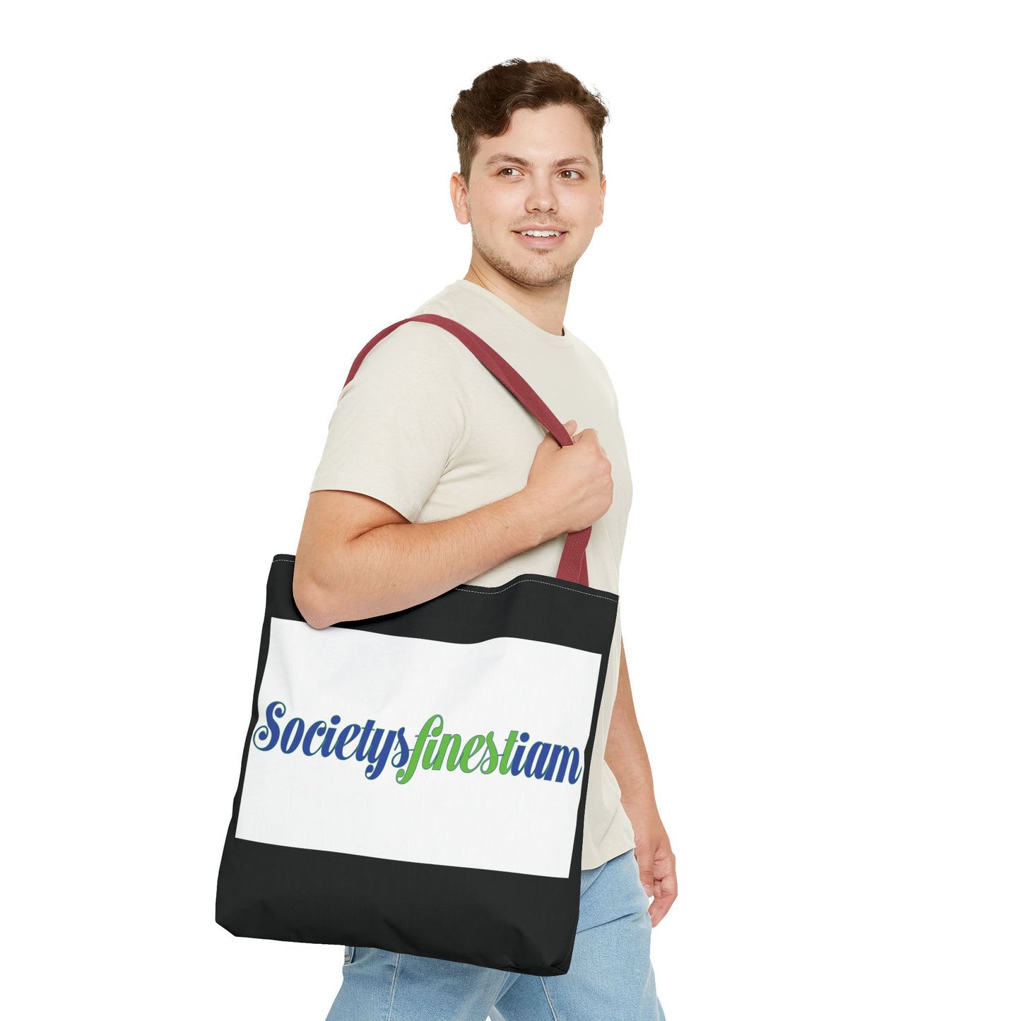 Society's Finest Tote Bag, Stylish Carryall, Eco-Friendly Shopping Bag, Gift for Her, Beach Tote, Personalized Everyday Bag