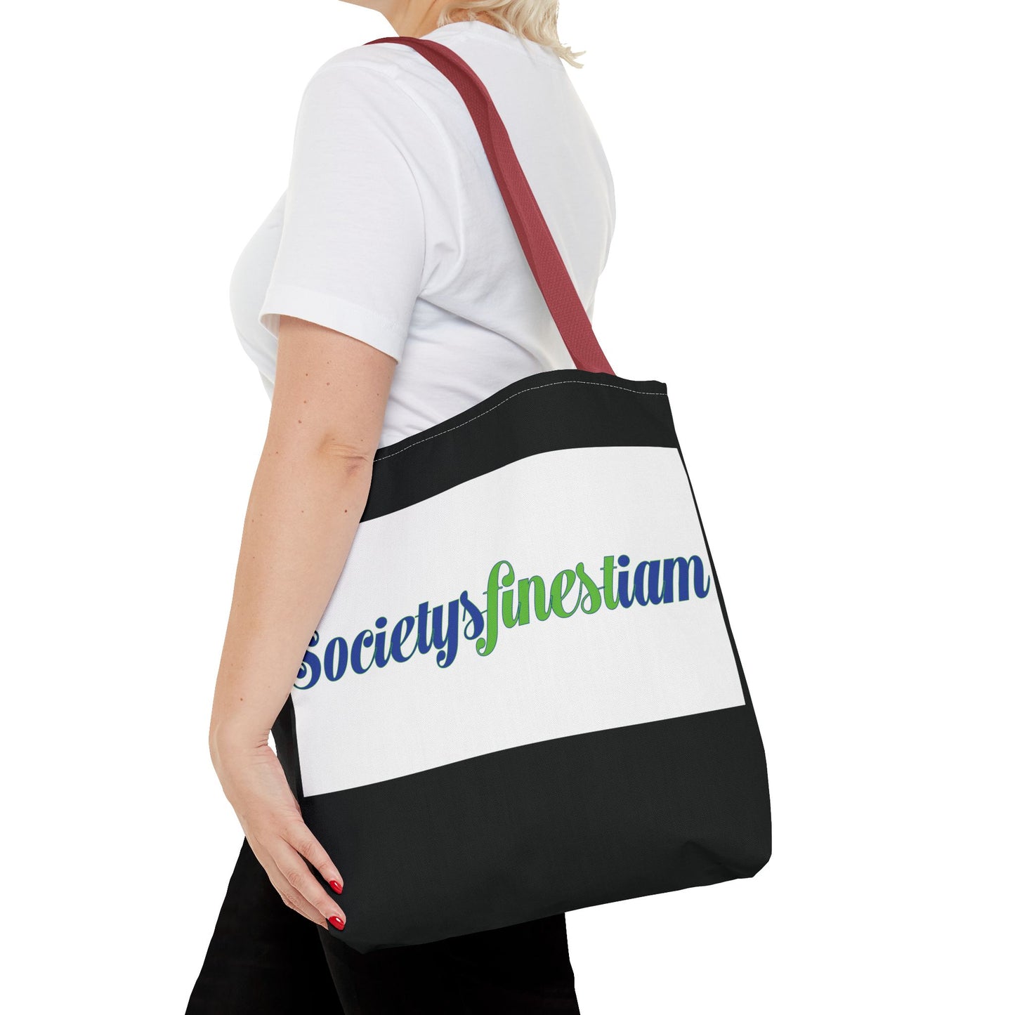 Society's Finest Tote Bag, Stylish Carryall, Eco-Friendly Shopping Bag, Gift for Her, Beach Tote, Personalized Everyday Bag