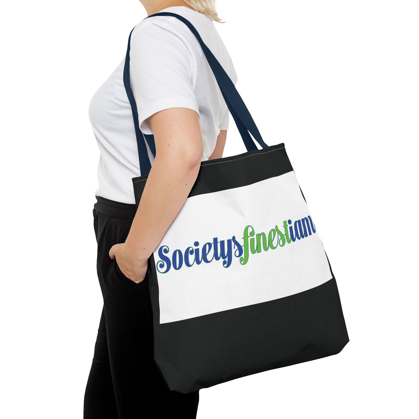 Society's Finest Tote Bag, Stylish Carryall, Eco-Friendly Shopping Bag, Gift for Her, Beach Tote, Personalized Everyday Bag