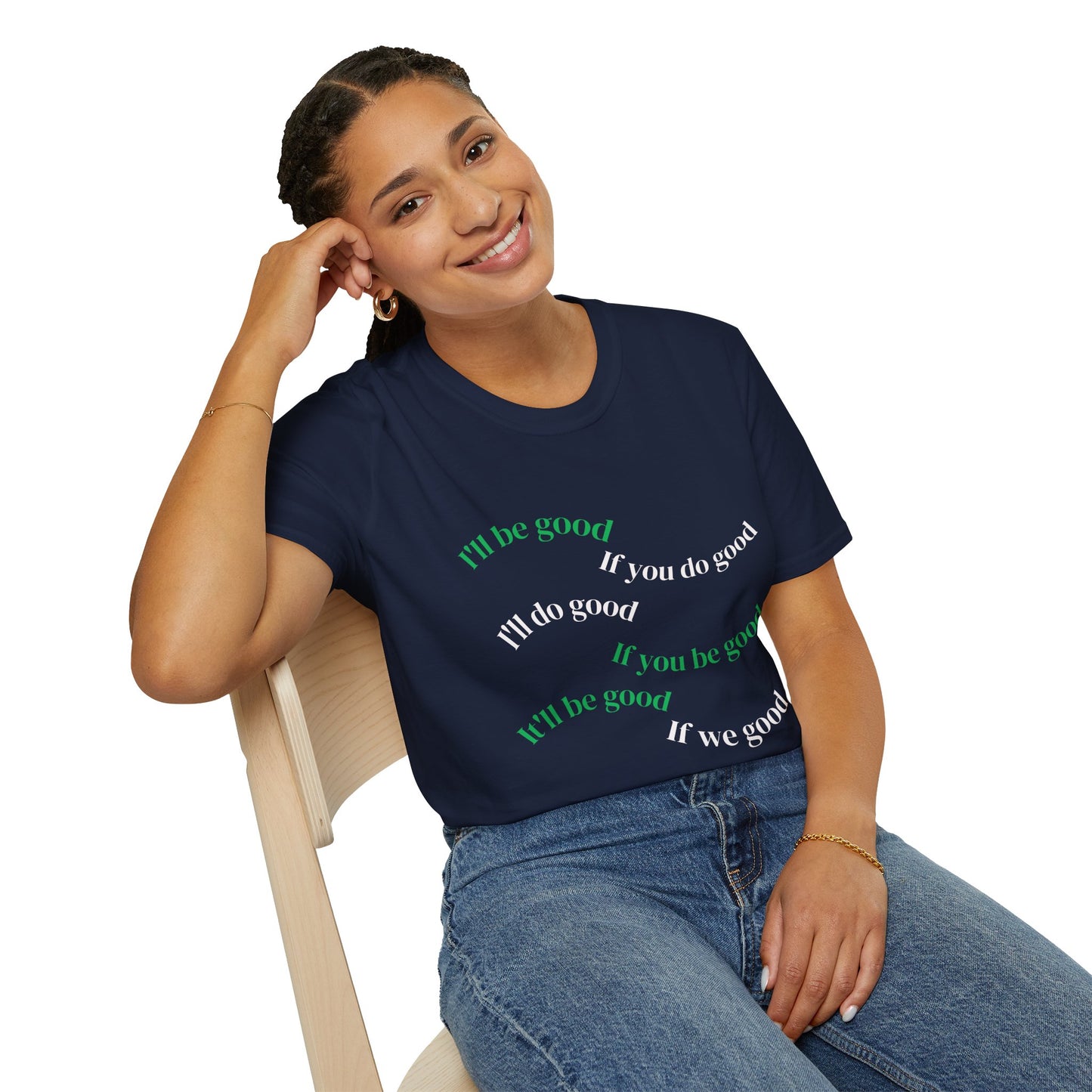 Good Vibes Unisex T-Shirt, Motivational Tee, Casual Wear, Gift for Friends, Soothing Quote Shirt