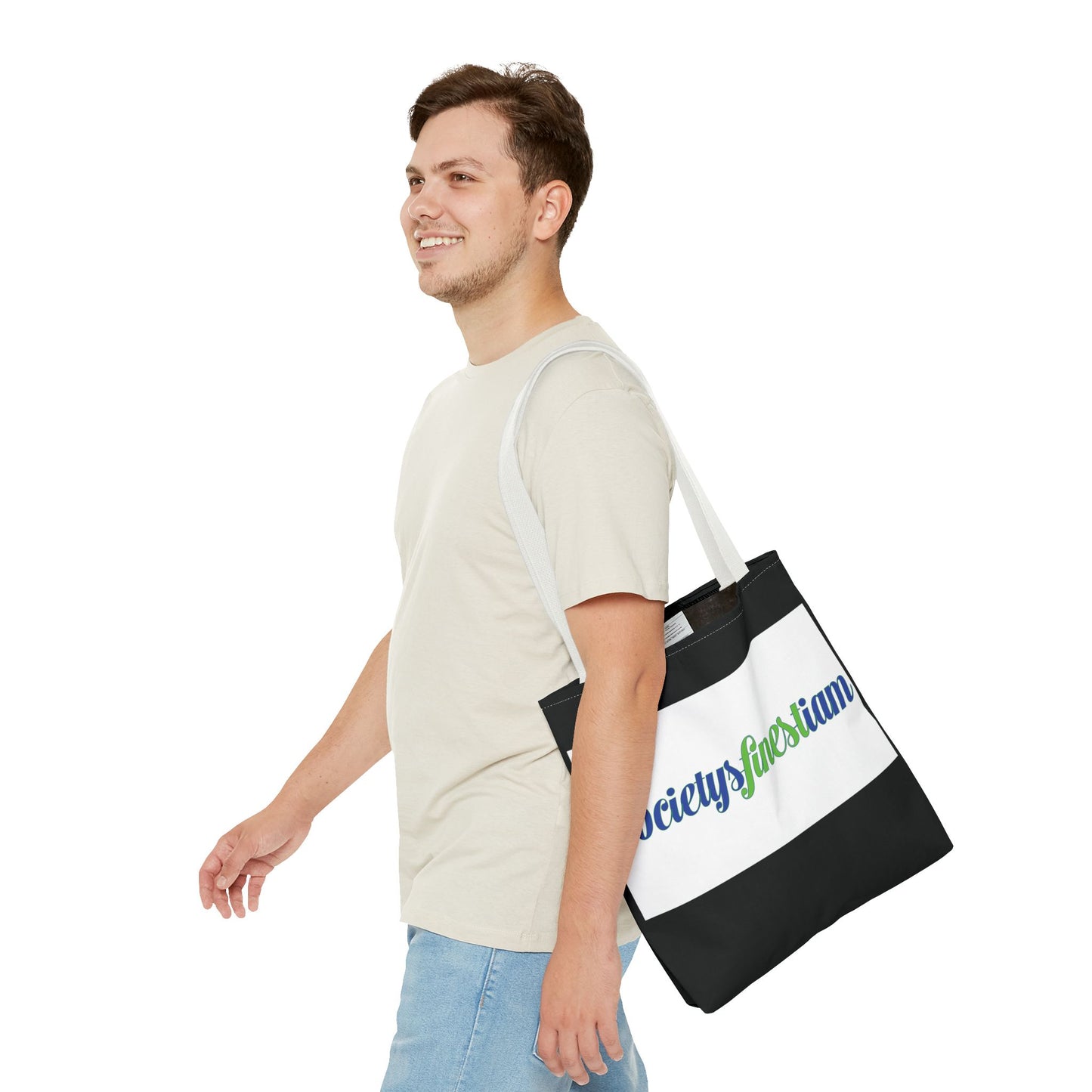 Society's Finest Tote Bag, Stylish Carryall, Eco-Friendly Shopping Bag, Gift for Her, Beach Tote, Personalized Everyday Bag