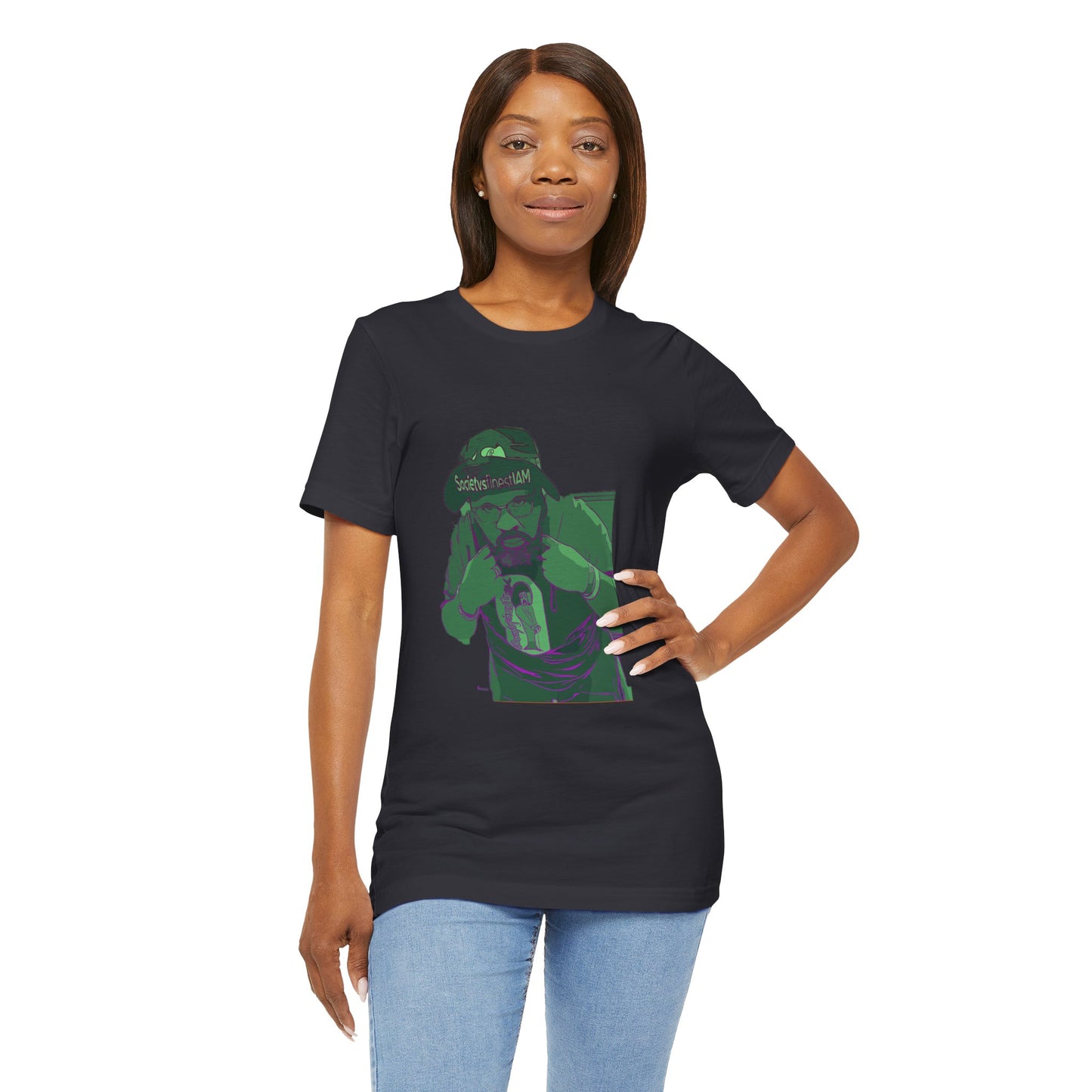 Graphic Unisex Short Sleeve Tee - Casual Streetwear, Gift for Him/Her, Trendy Apparel, Cool Art Tee, Everyday Wear