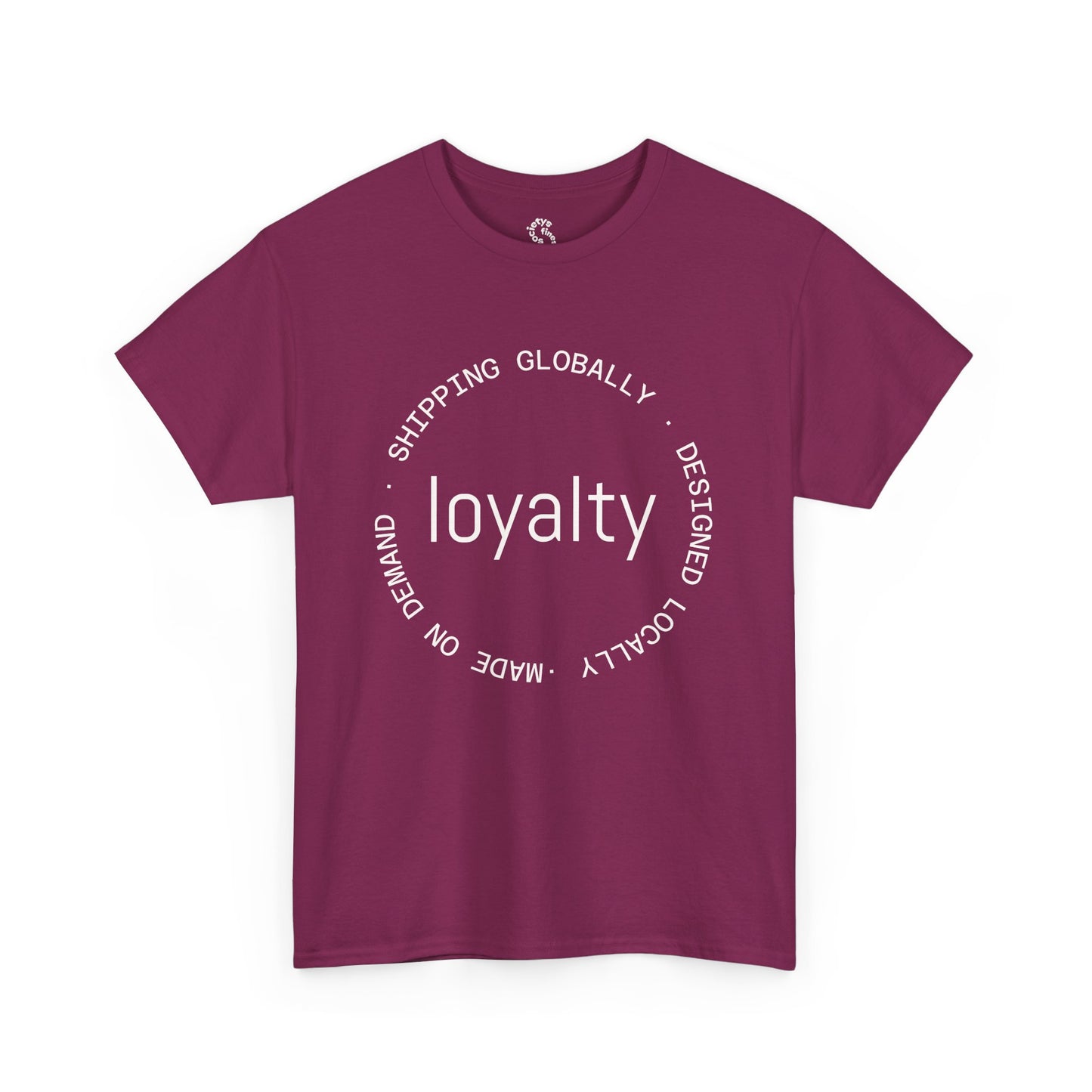 Loyalty Unisex Heavy Cotton Tee, Casual Wear, Gift for Friends, Everyday Comfort, Ideal for Birthdays, Statement Tee