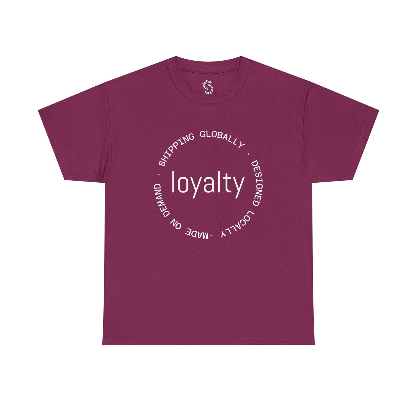 Loyalty Unisex Heavy Cotton Tee, Casual Wear, Gift for Friends, Everyday Comfort, Ideal for Birthdays, Statement Tee