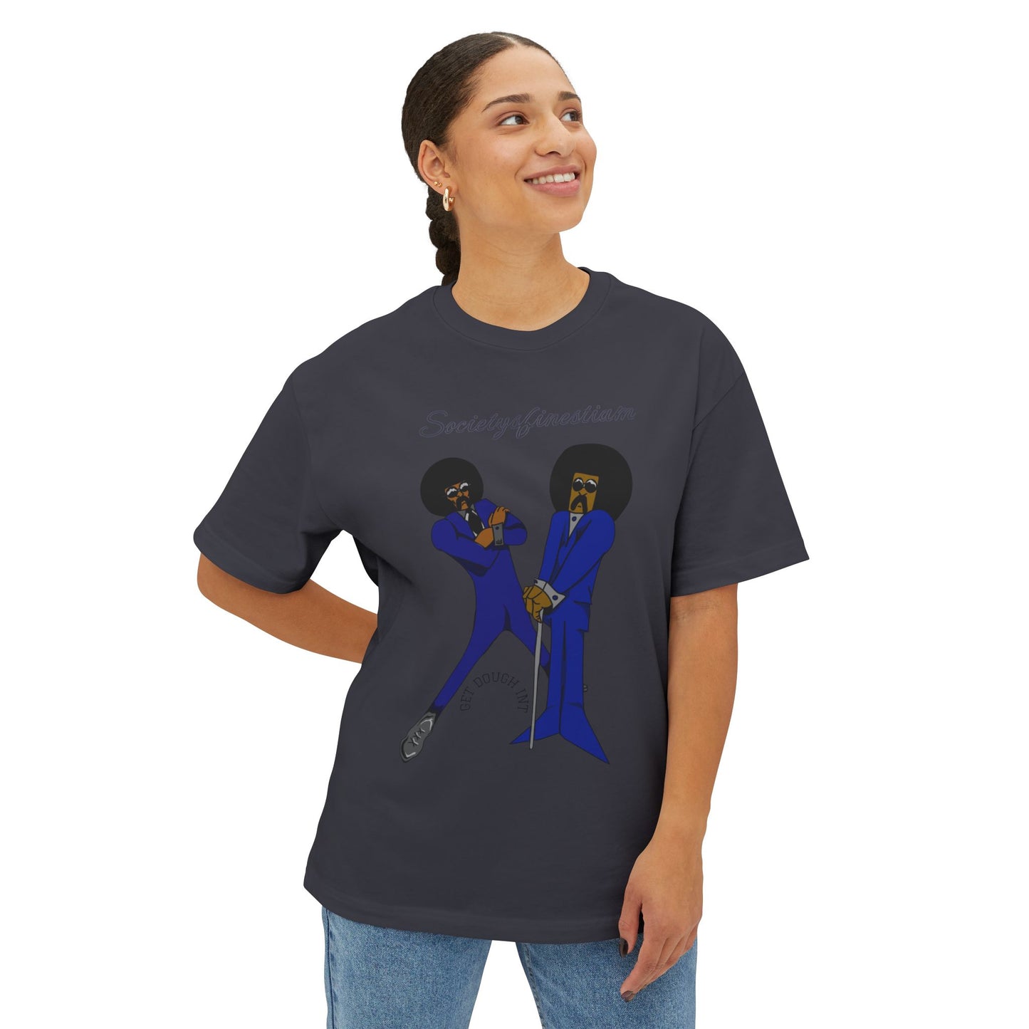 Retro Funky Boxy Tee - Unisex Oversized Tee, Perfect for Concerts, Casual Wear, Gift for Music Lovers, Summer Vibe, Iconic Style