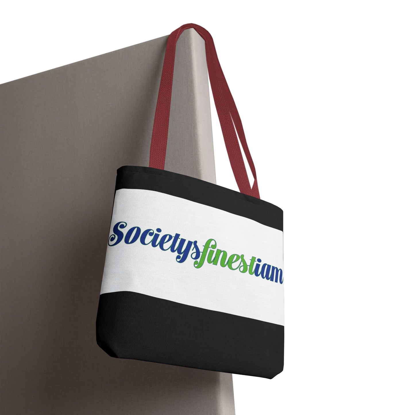 Society's Finest Tote Bag, Stylish Carryall, Eco-Friendly Shopping Bag, Gift for Her, Beach Tote, Personalized Everyday Bag