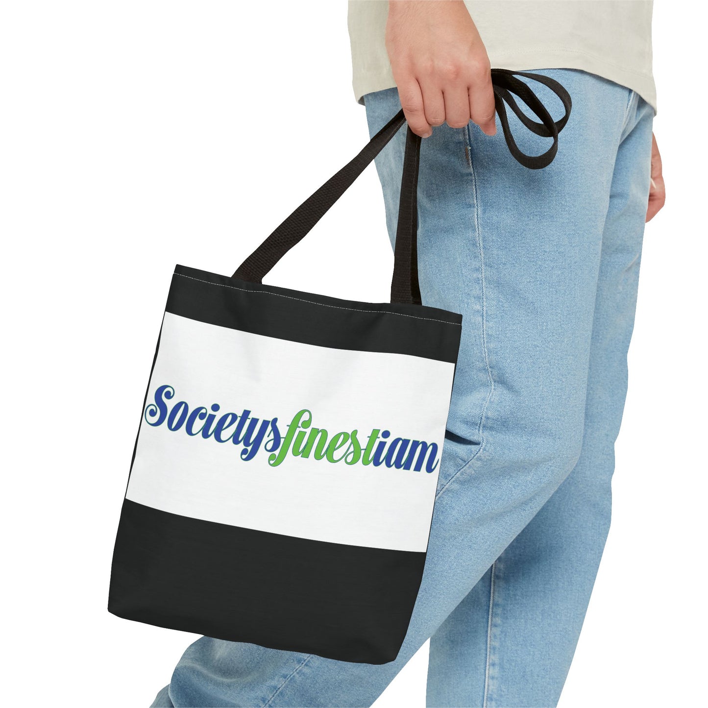 Society's Finest Tote Bag, Stylish Carryall, Eco-Friendly Shopping Bag, Gift for Her, Beach Tote, Personalized Everyday Bag