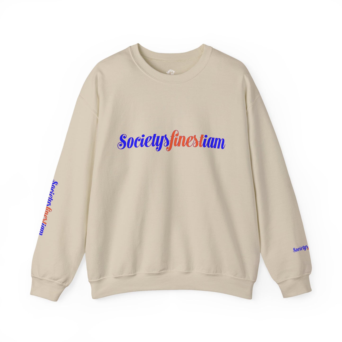 Chic Everyday Sweatshirt with 'Society's Finest' Design, Cozy Unisex Crewneck, Perfect for Casual Wear, Gift for Friends & Family
