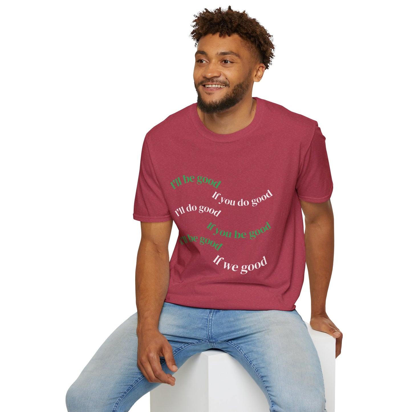 Good Vibes Unisex T-Shirt, Motivational Tee, Casual Wear, Gift for Friends, Soothing Quote Shirt