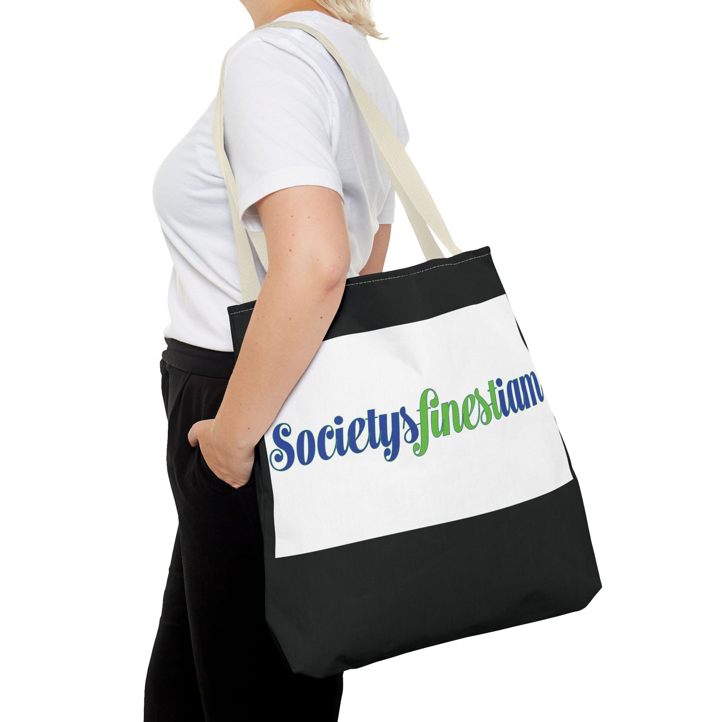 Society's Finest Tote Bag, Stylish Carryall, Eco-Friendly Shopping Bag, Gift for Her, Beach Tote, Personalized Everyday Bag