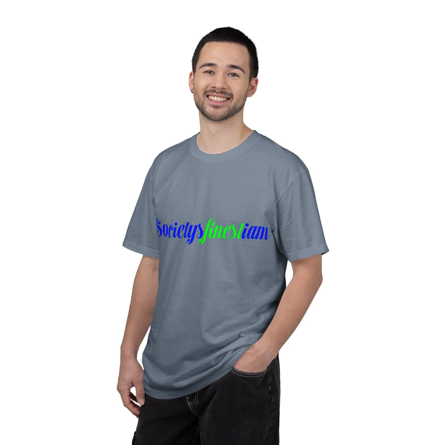 Society's Finest I Am Graphic T-Shirt — Retro Script Logo Tee