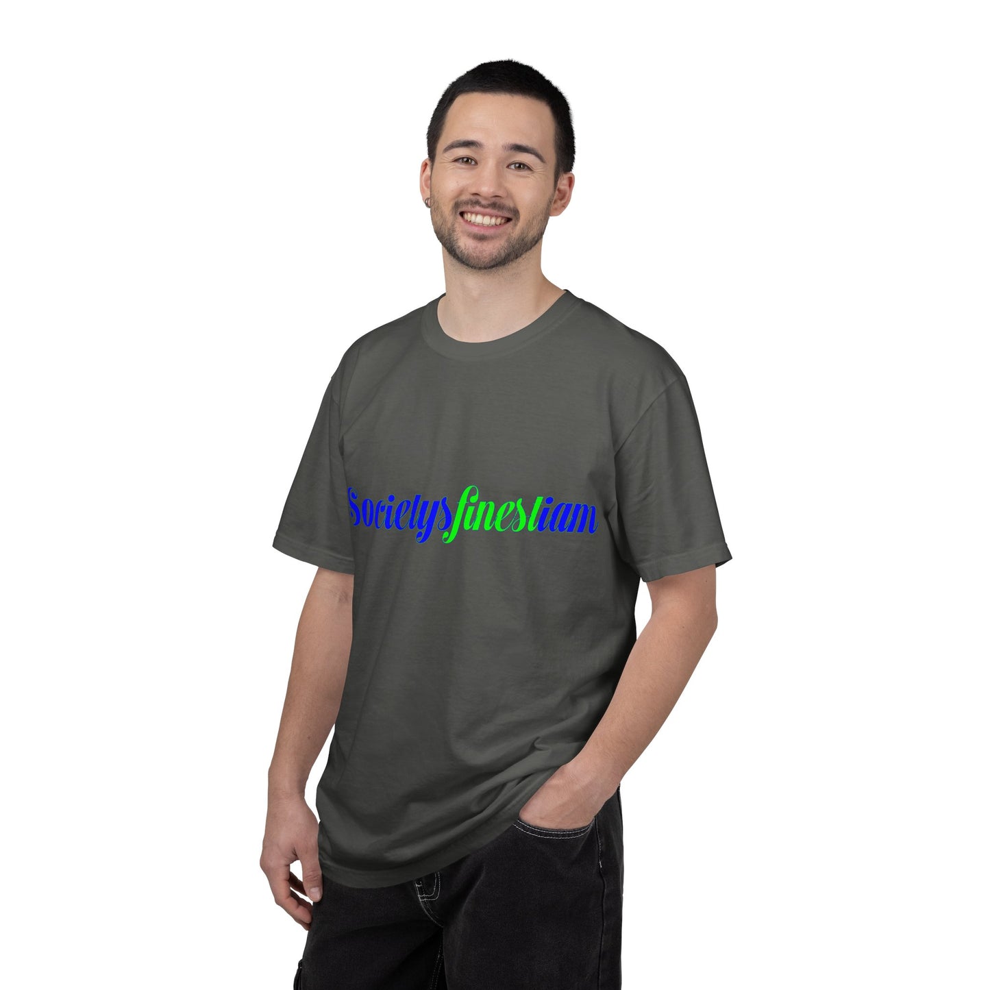 Society's Finest I Am Graphic T-Shirt — Retro Script Logo Tee
