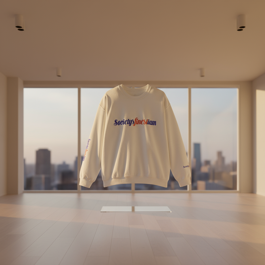 Chic Everyday Sweatshirt with 'Society's Finest' Design, Cozy Unisex Crewneck, Perfect for Casual Wear, Gift for Friends & Family