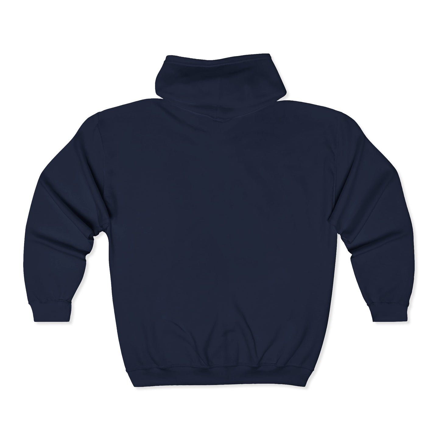 Society’s Finest Crew Zip Hoodie — Retro Blue & Green Script Full-Zip Sweatshirt