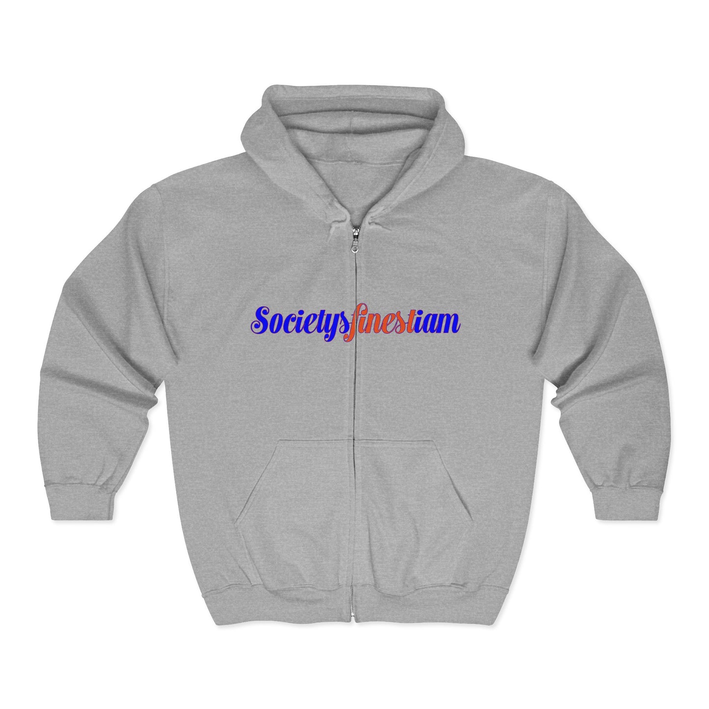 Zip Hoodie — "SocietysfinestIam" Pullover